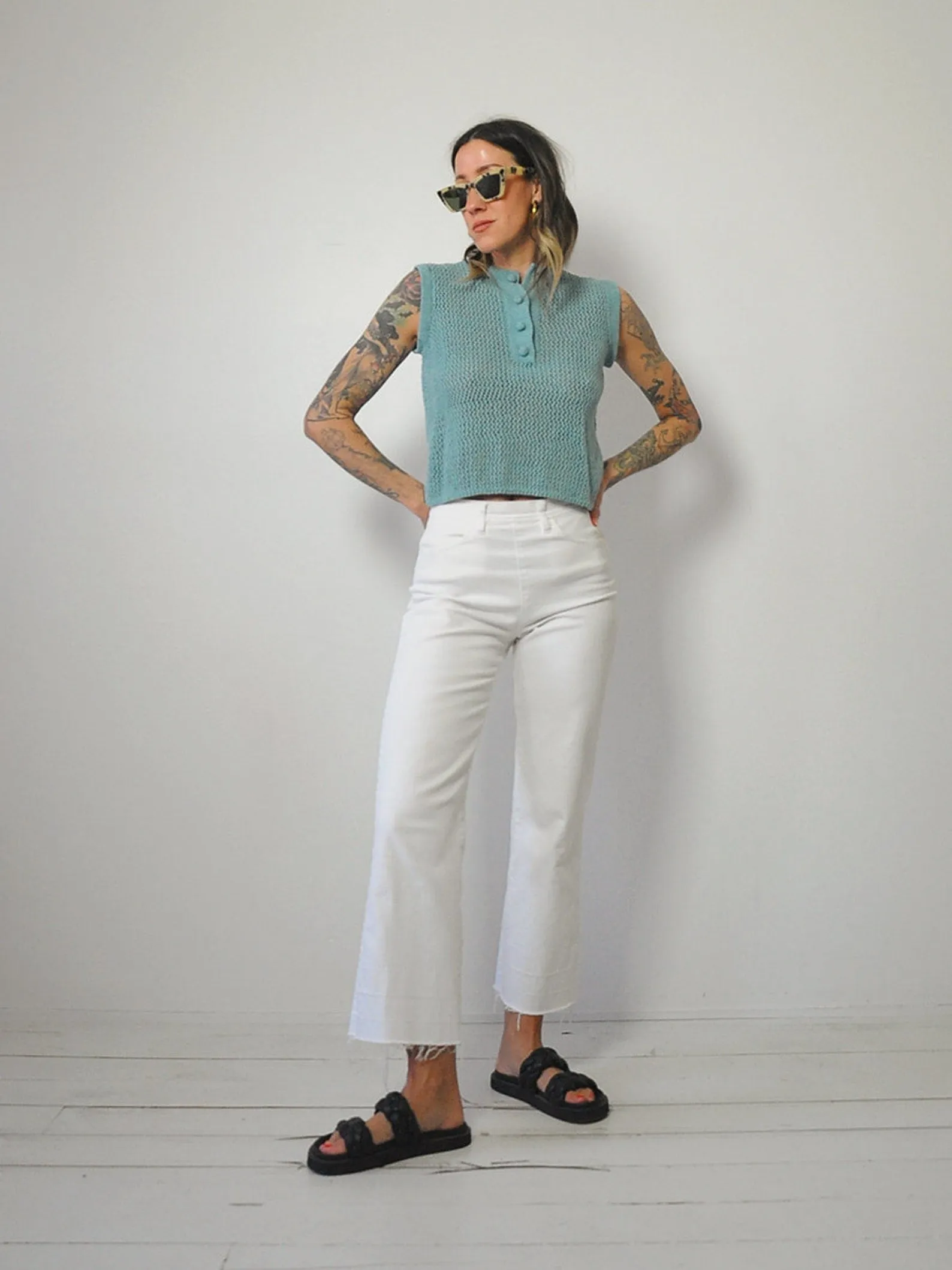 1960s Seastorm Fishnet Tank