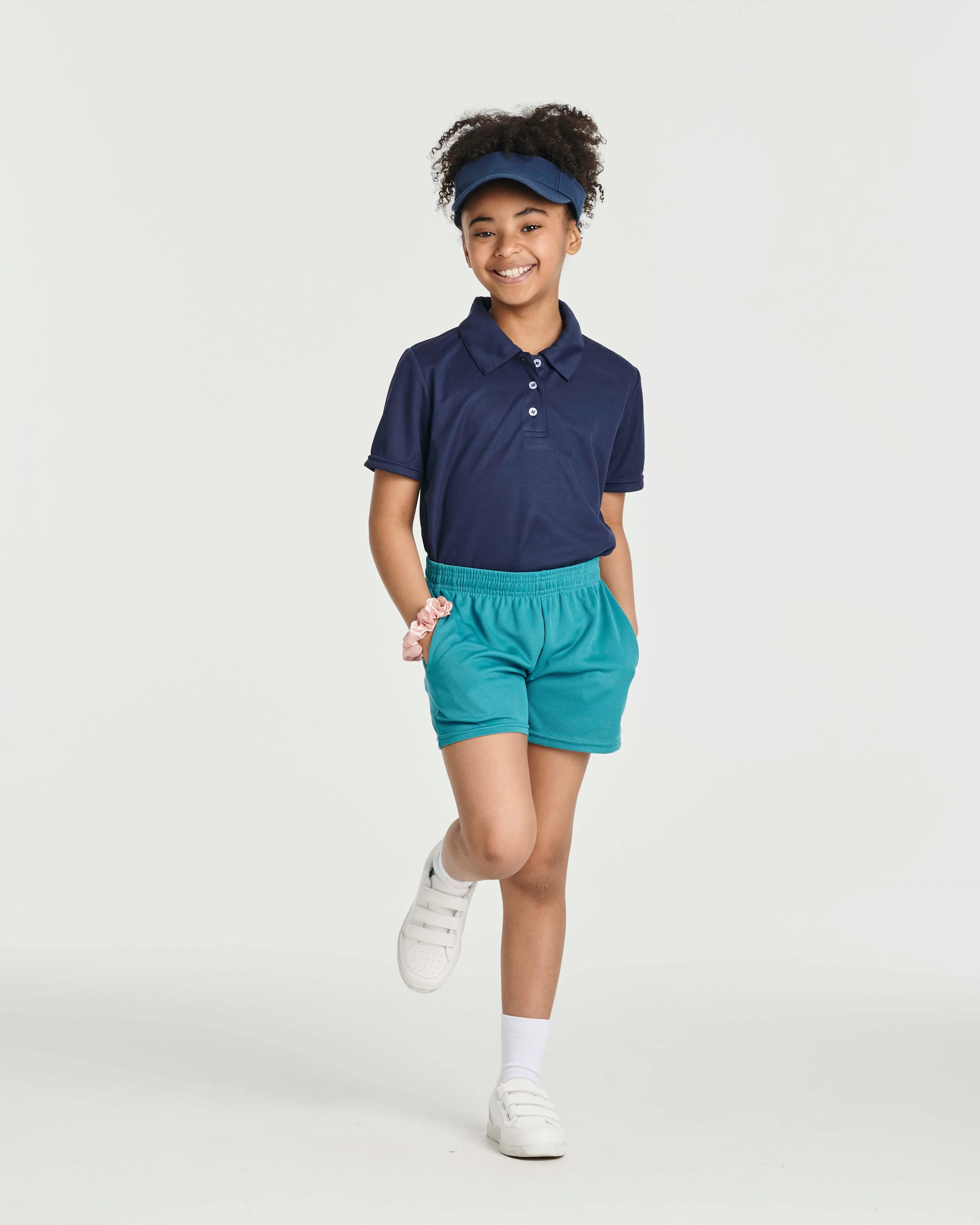 3 Pack: Girls' Short Sleeve Performance Polo
