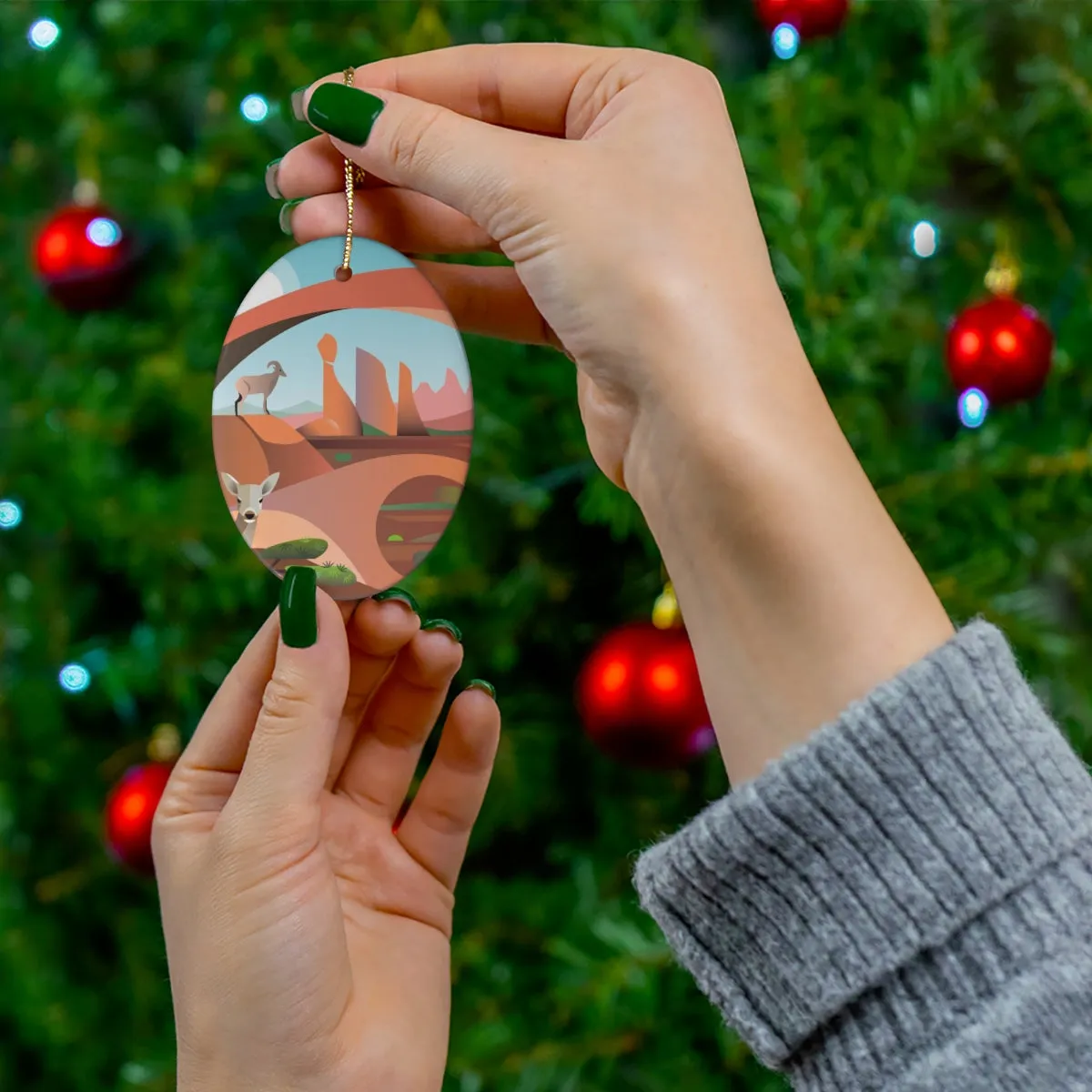 Arches National Park Ceramic Ornament