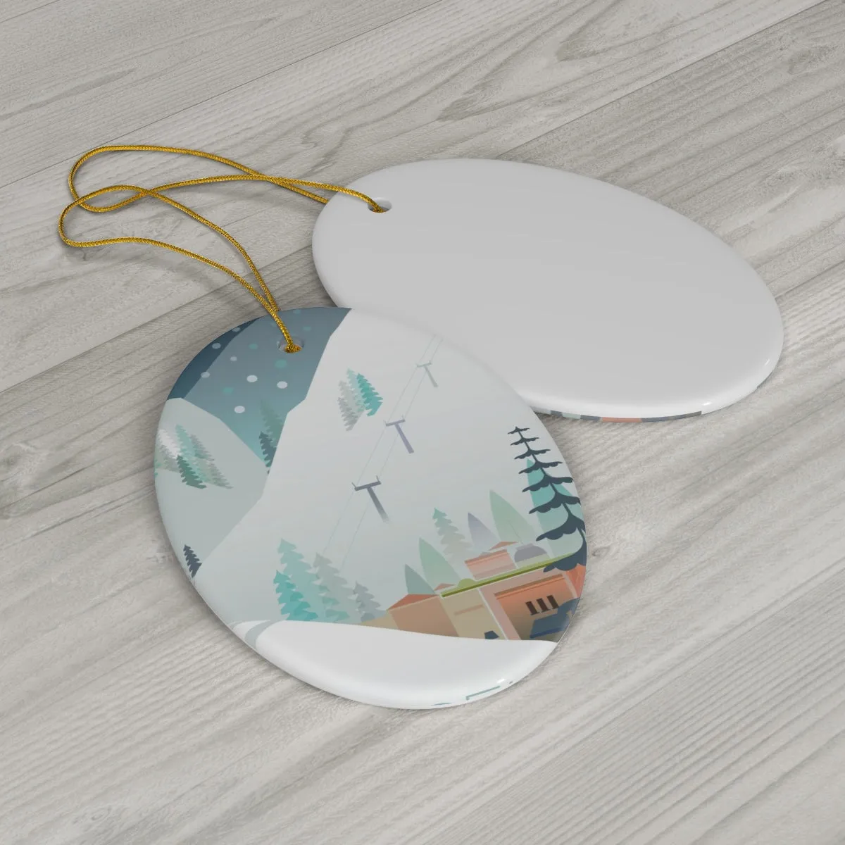 Aspen Ceramic Ornament