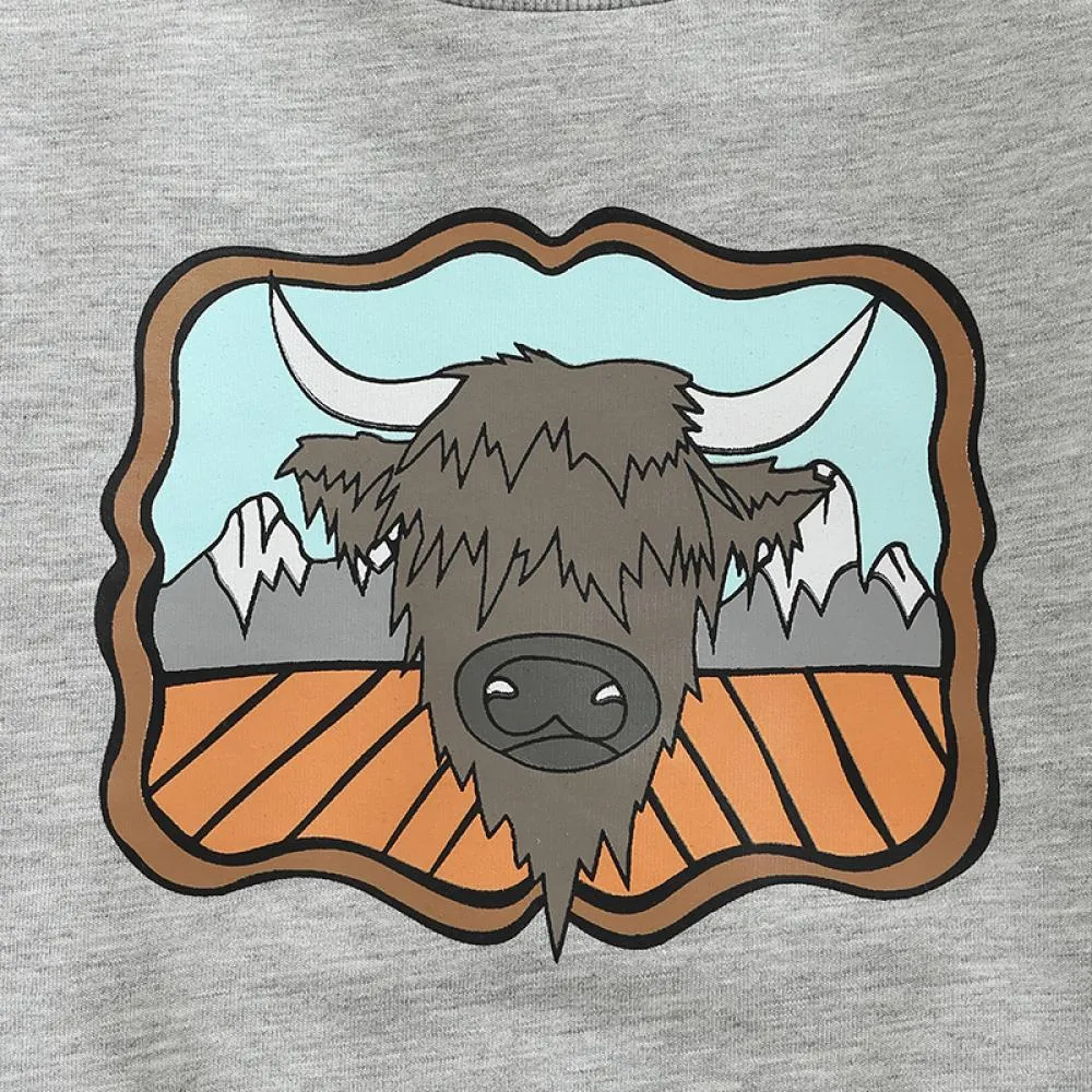 Baby Boy Cartoon Print Autumn Sweatshirt Wholesale Baby Clothes