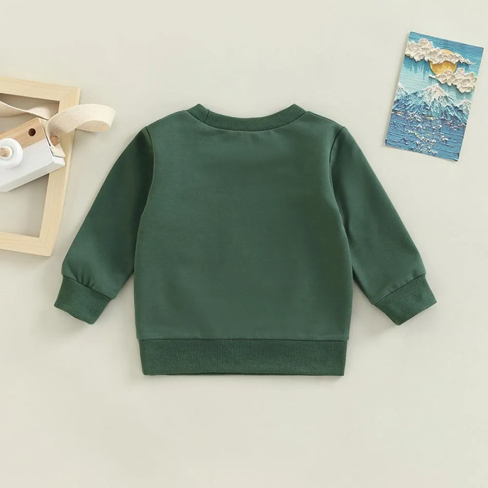 Baby Boy Cartoon Print Autumn Sweatshirt Wholesale Baby Clothes