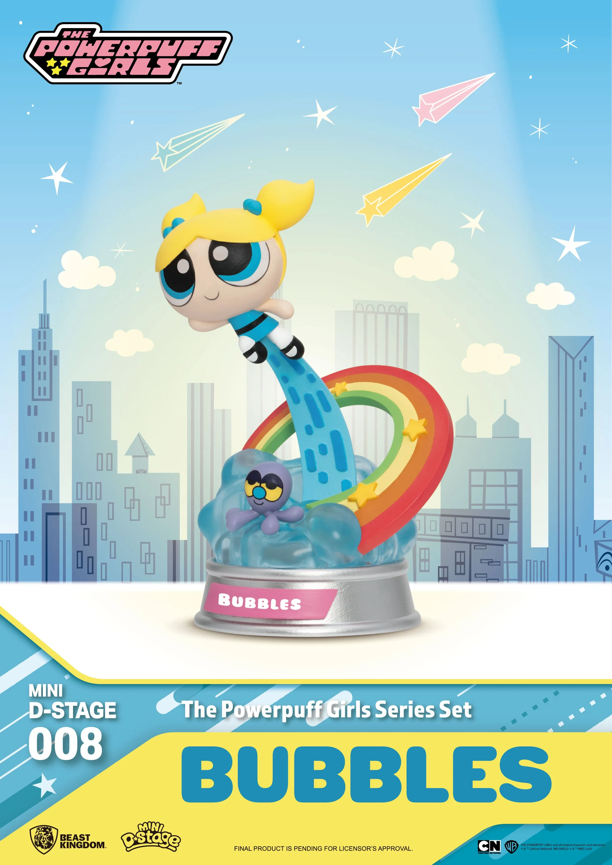 Beast Kingdom MDS-008-The Powerpuff Girls Series-Blind Box Set(6 PCS)