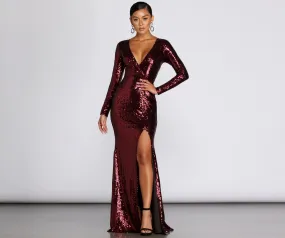 Braelynn Formal Stylish Sequin Mermaid Dress