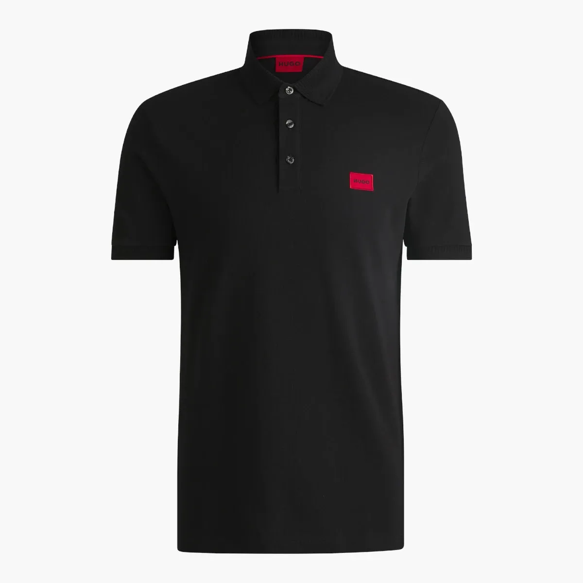 Cotton-Pique Slim-Fit Polo Shirt With Logo Label