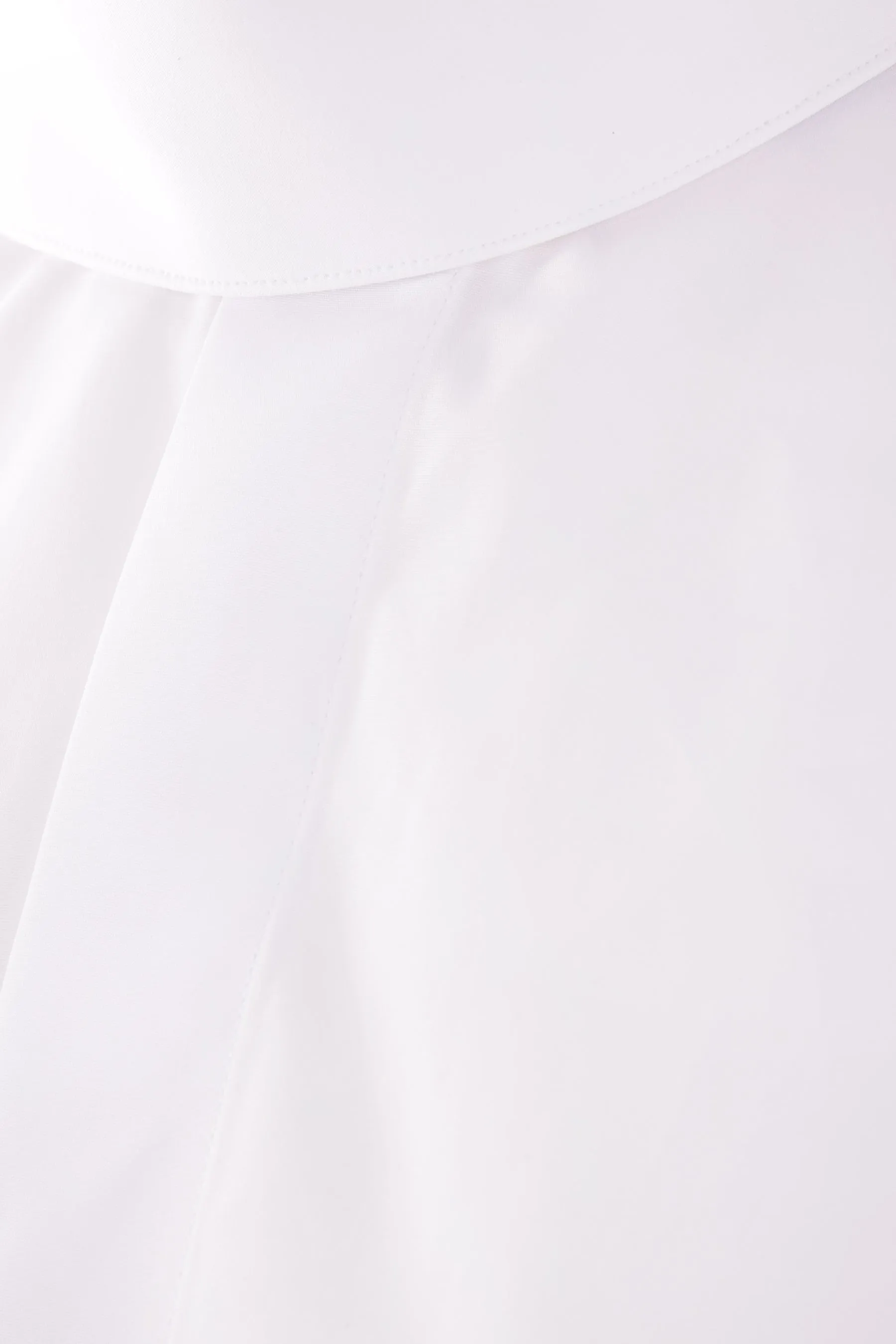 cotton poplin scarf collar shirt