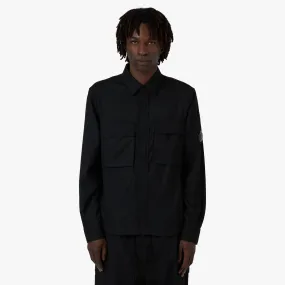 C.P. Company Wool Gabardine Shirt / Black