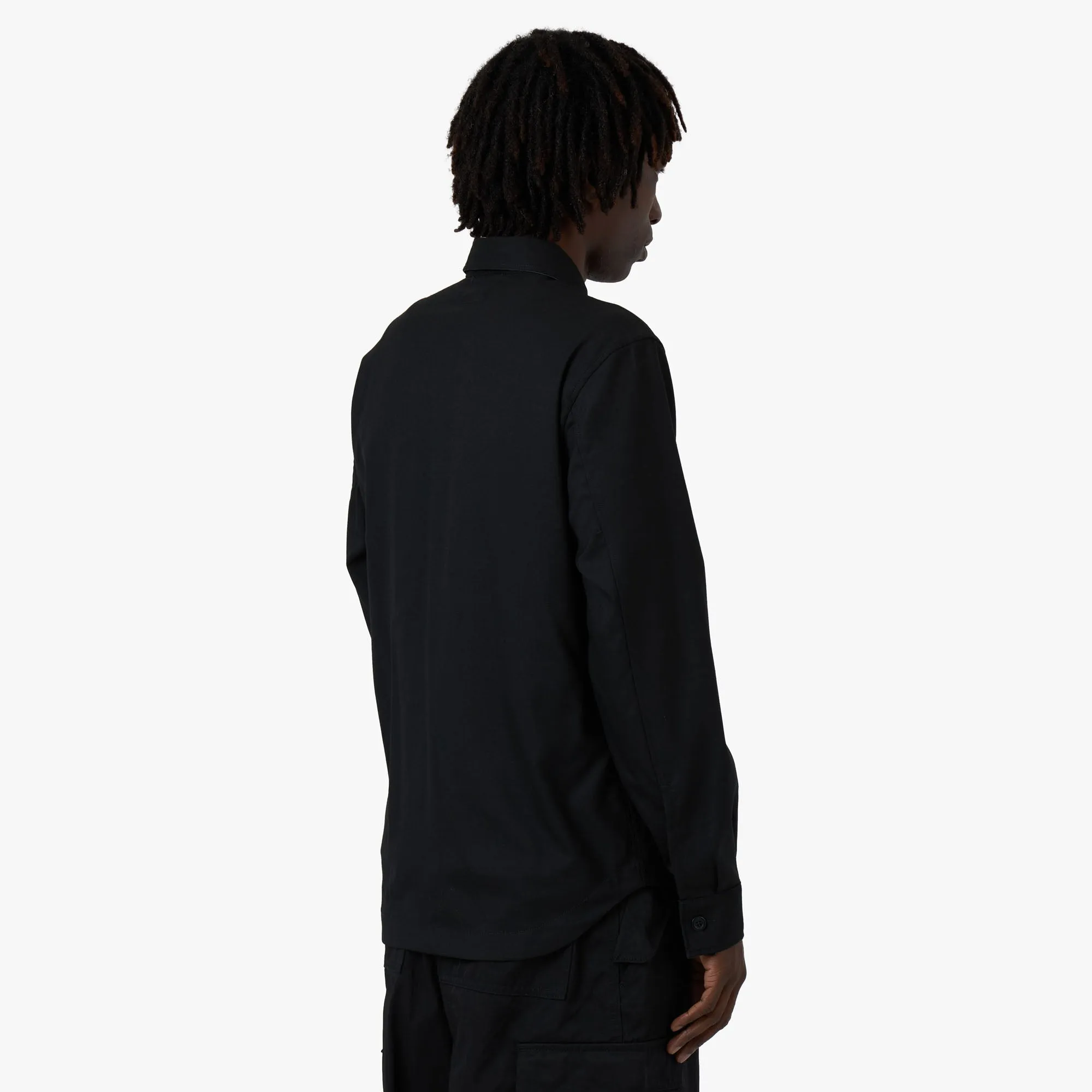 C.P. Company Wool Gabardine Shirt / Black