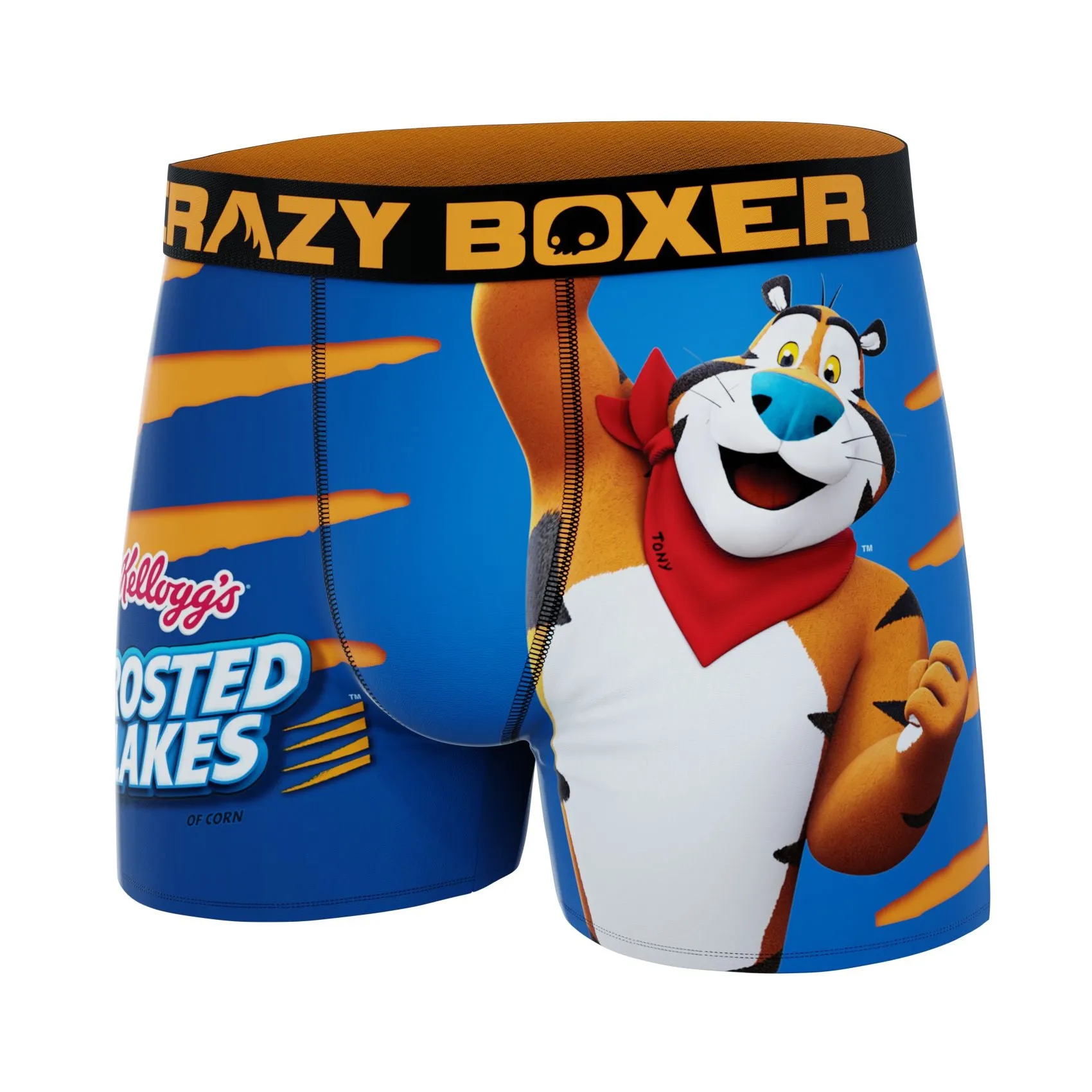 CRAZYBOXER Kellogg's Tony The Tiger Boy's Boxer Briefs (Creative Packaging)