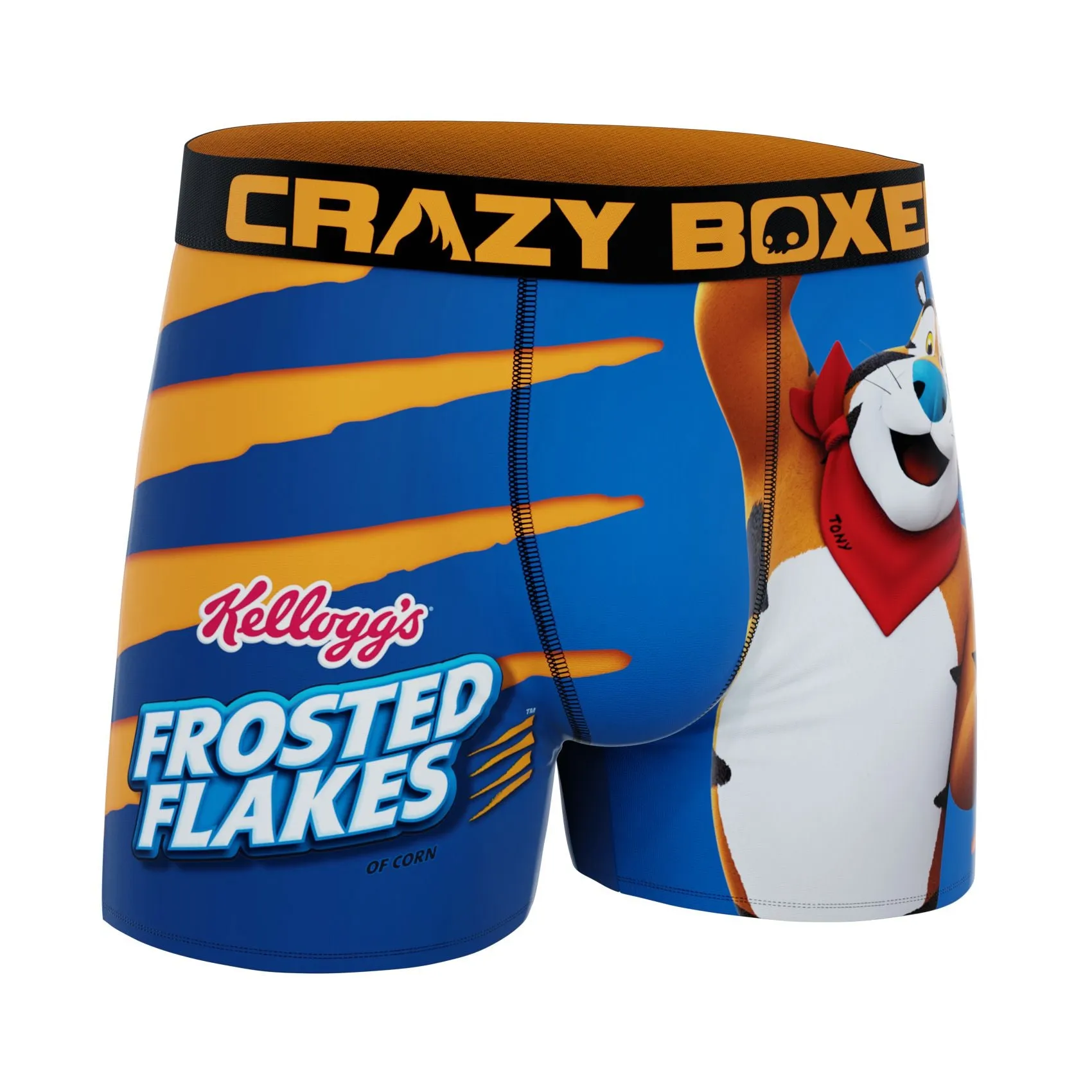 CRAZYBOXER Kellogg's Tony The Tiger Boy's Boxer Briefs (Creative Packaging)