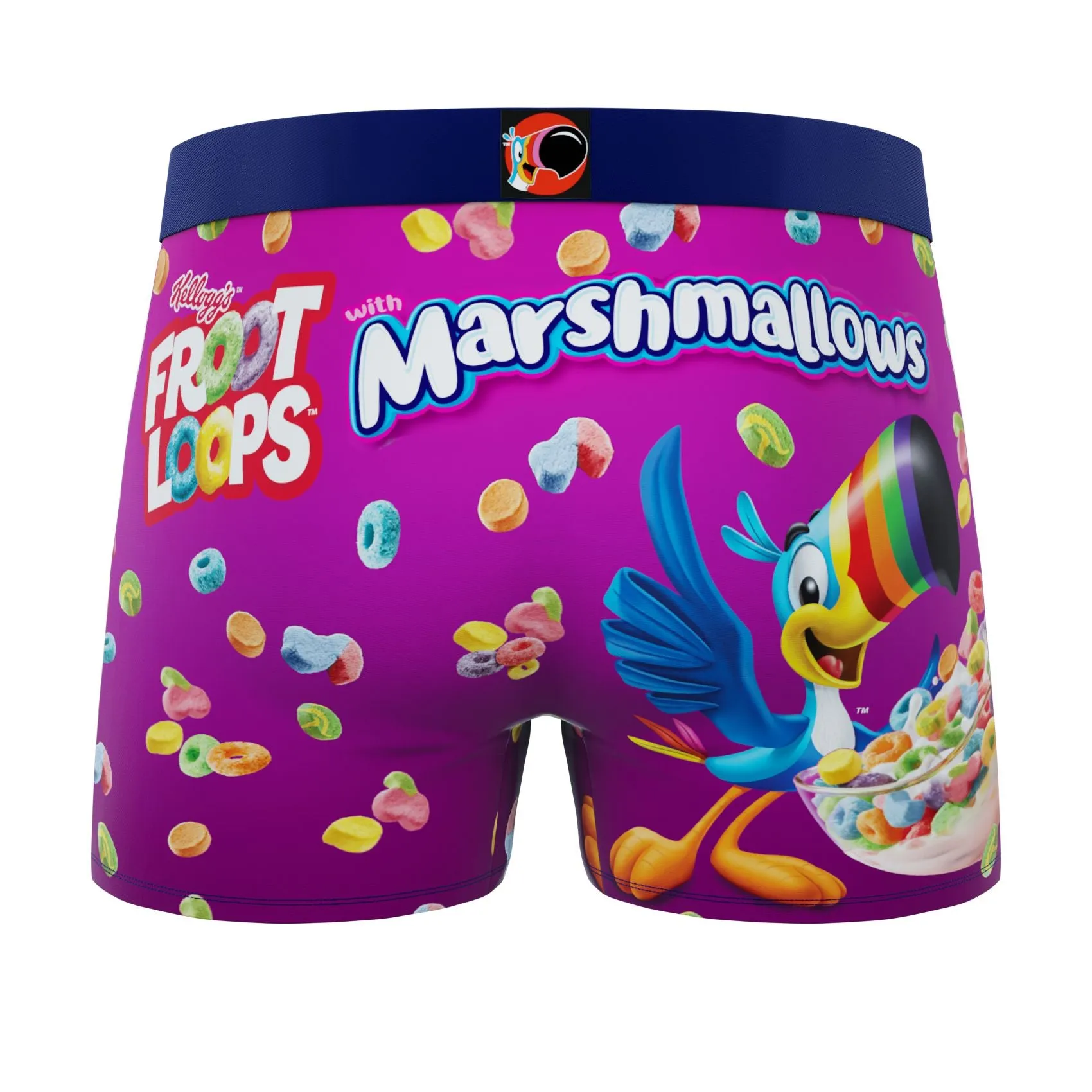 CRAZYBOXER Kellogg's Toucan Sam Men's Boxer Briefs (3 Pack)