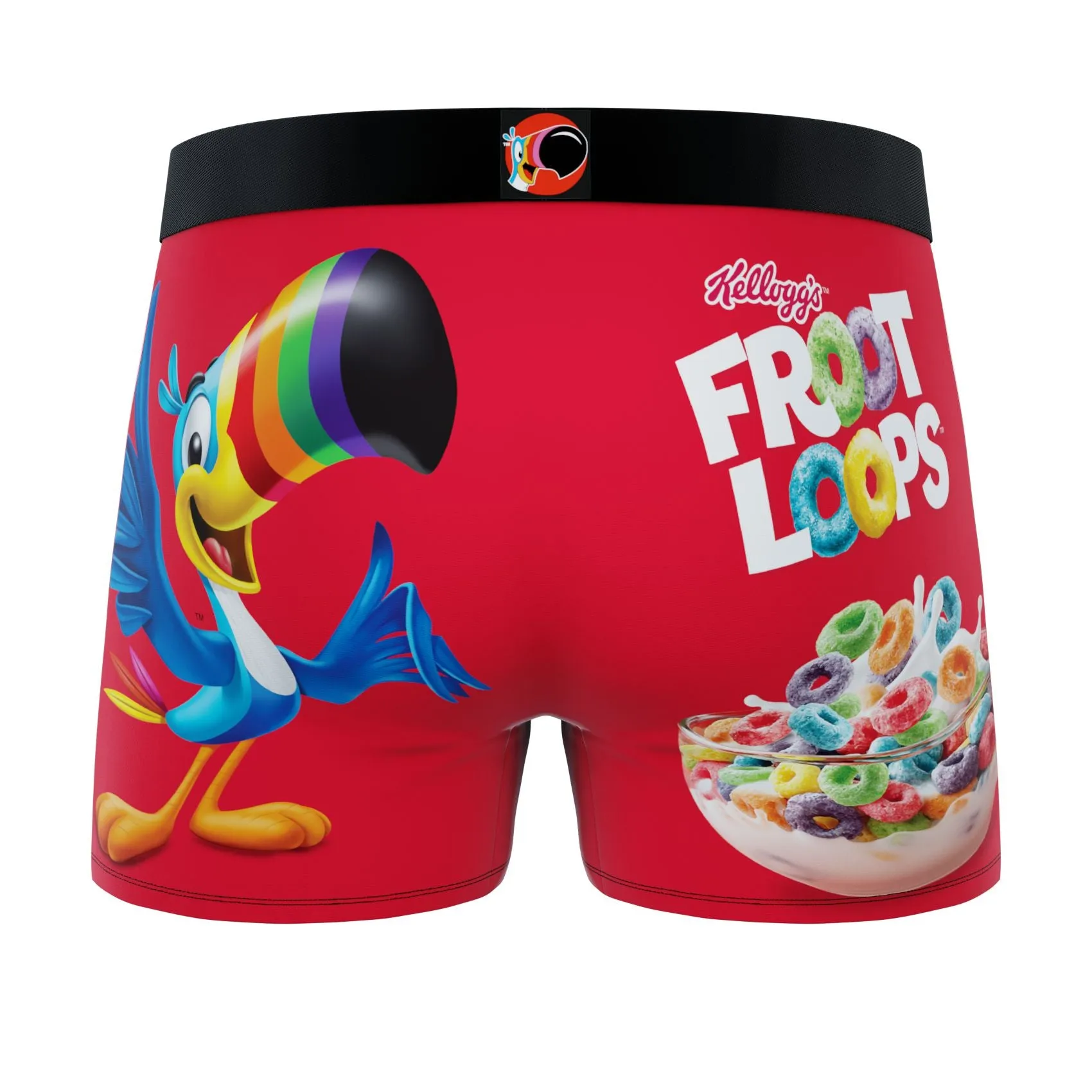 CRAZYBOXER Kellogg's Toucan Sam Men's Boxer Briefs (3 Pack)