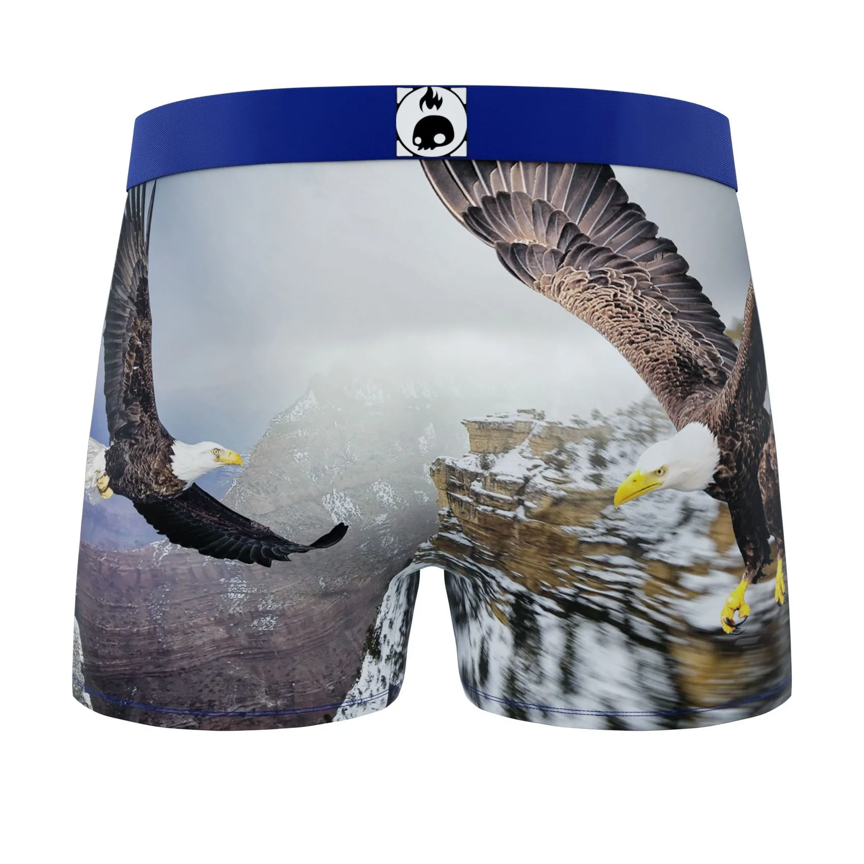 CRAZYBOXER Outdoor Flying Eagle Men's Boxer Briefs