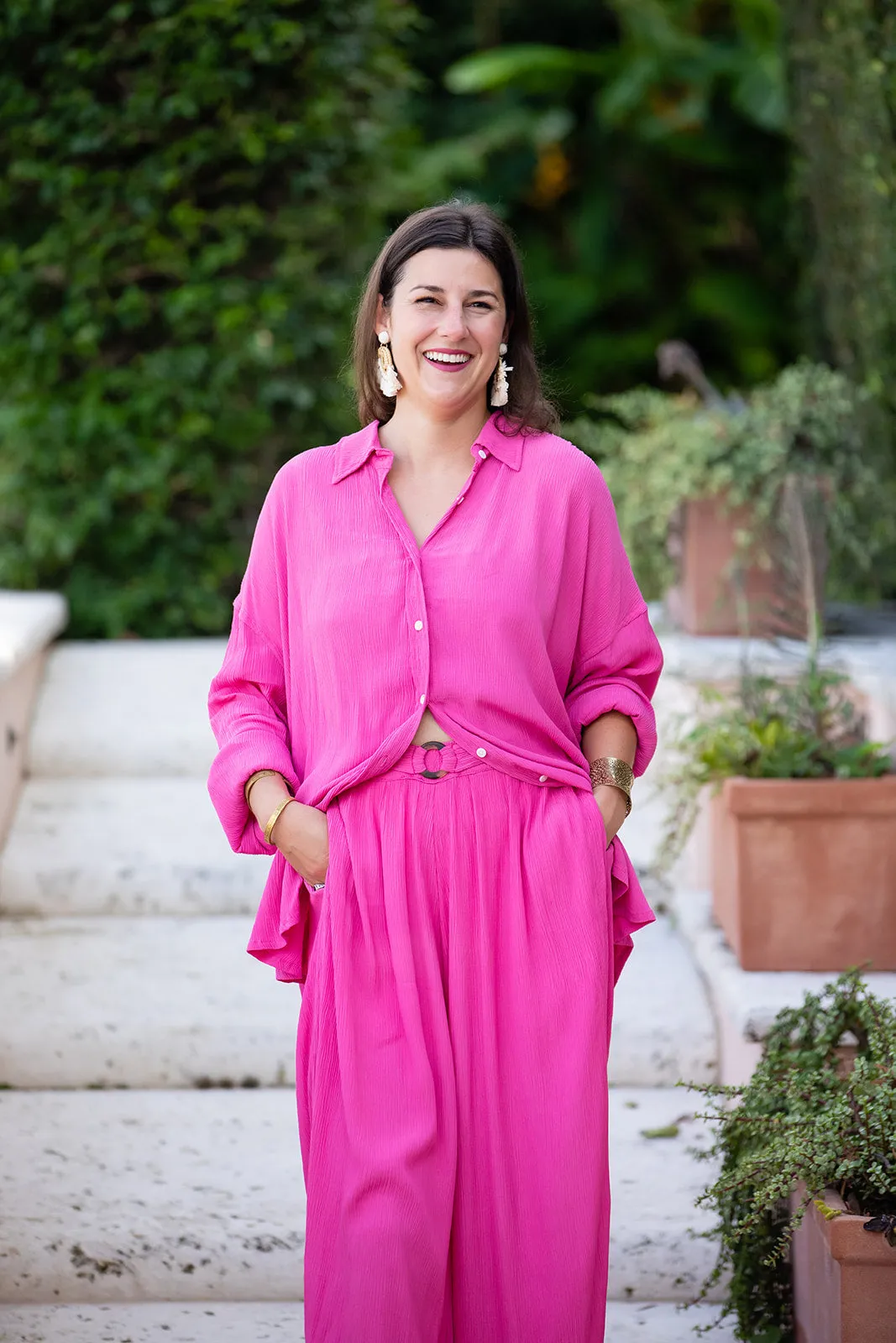 Cruise Set Top / Pink