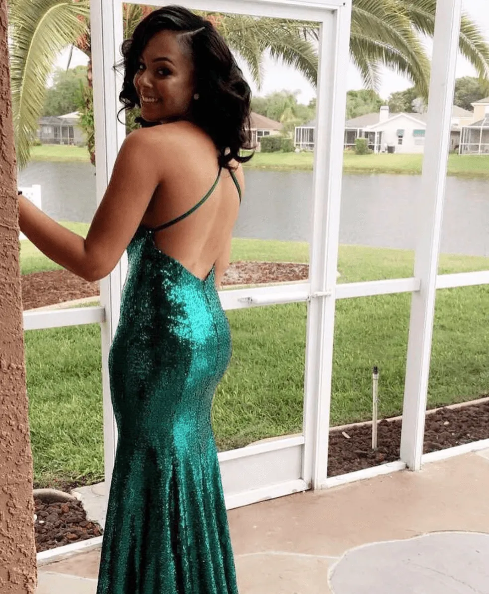 Estelle Gown - Emerald Green (M & L - Clearance Sale)