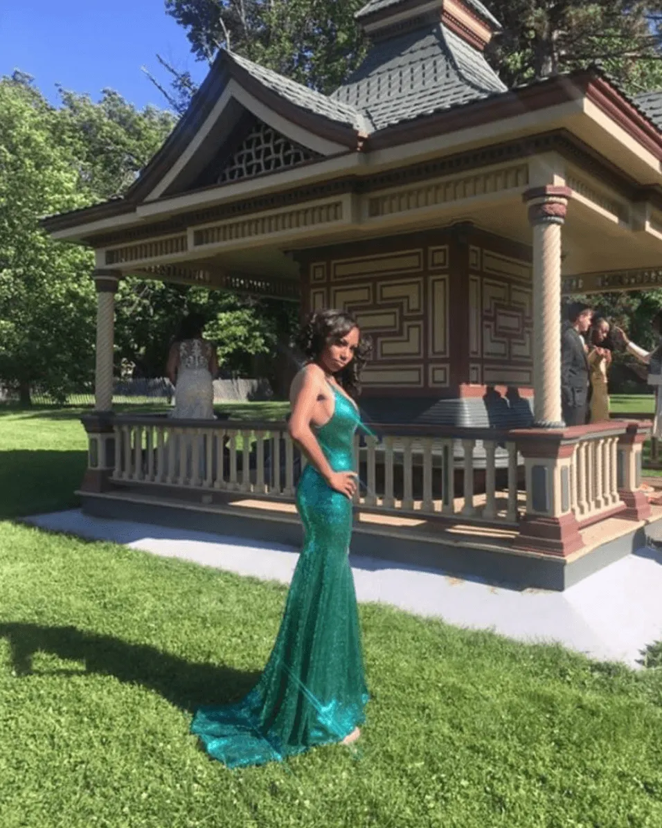 Estelle Gown - Emerald Green (M & L - Clearance Sale)
