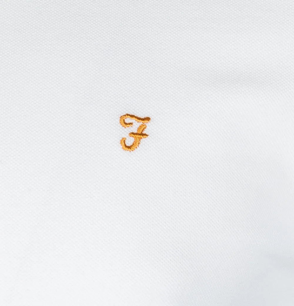 Farah Stanton Polo Shirt White