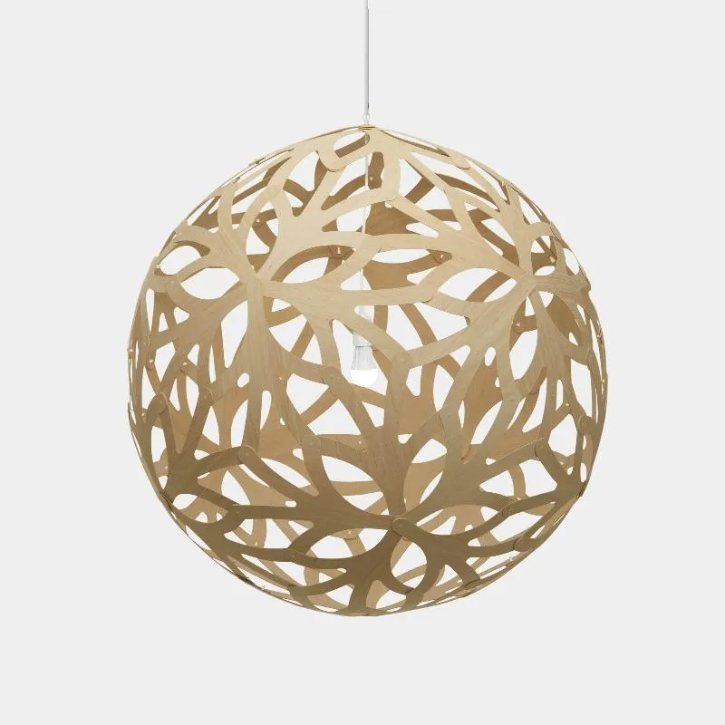 Floral Bamboo Pendant Light