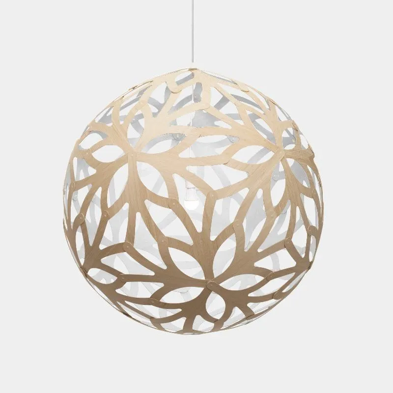 Floral Bamboo Pendant Light