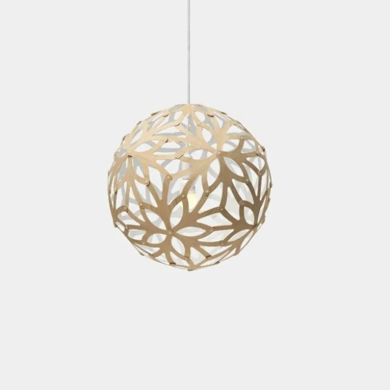 Floral Bamboo Pendant Light