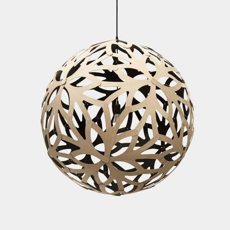 Floral Bamboo Pendant Light