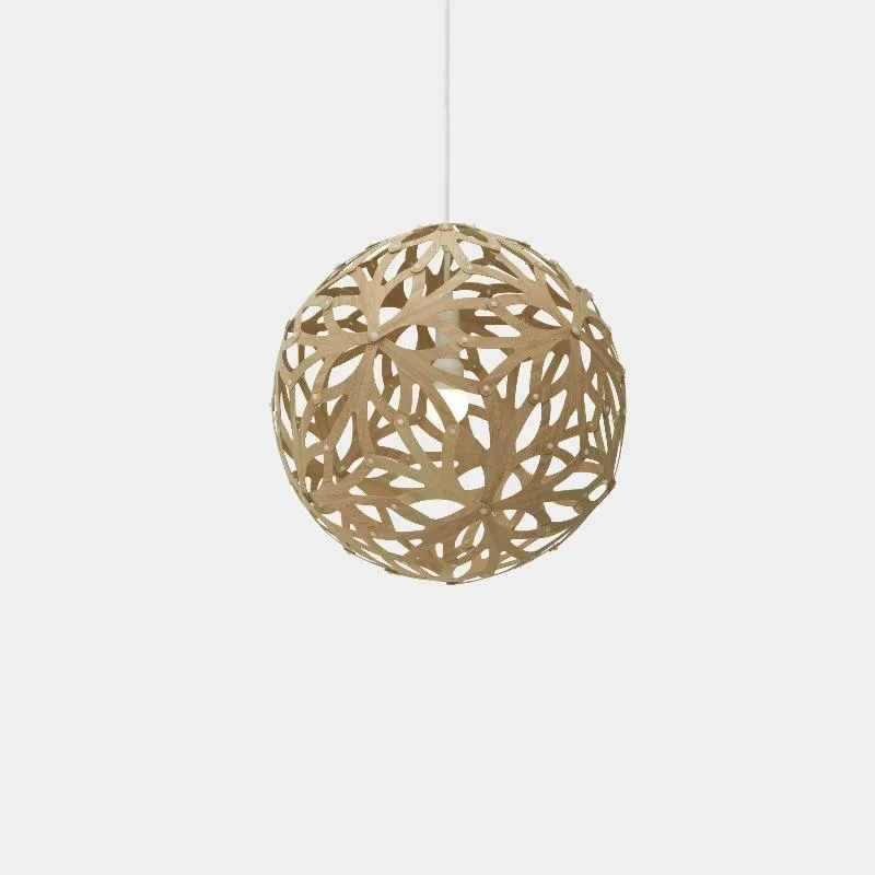 Floral Bamboo Pendant Light