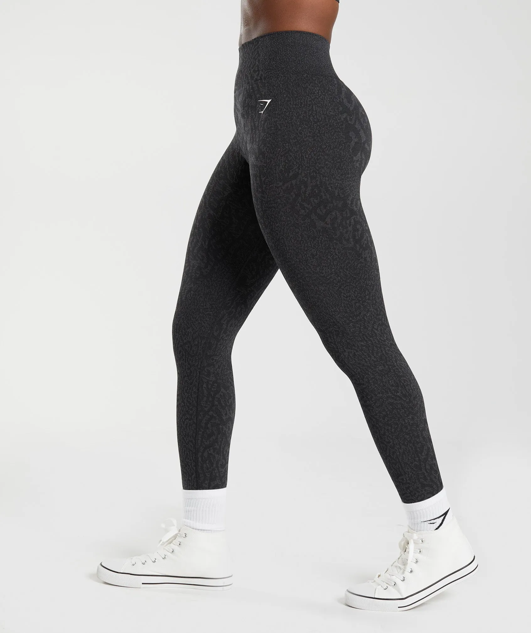 Gymshark Adapt Animal Seamless Leggings - Reef | Black