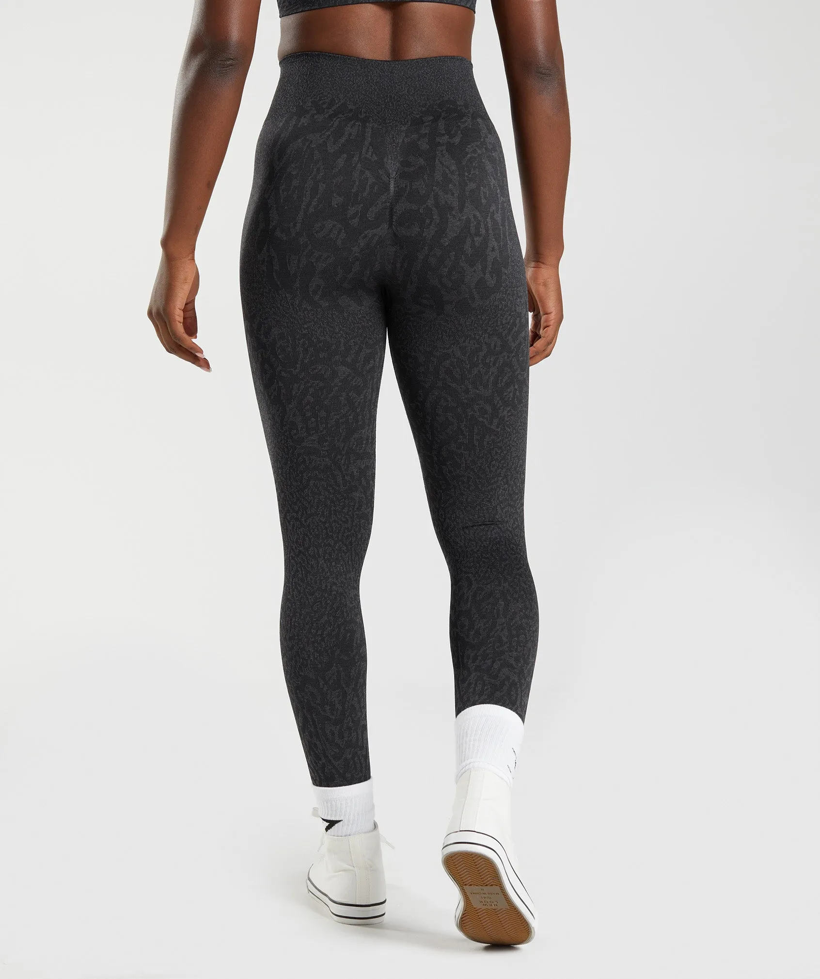 Gymshark Adapt Animal Seamless Leggings - Reef | Black