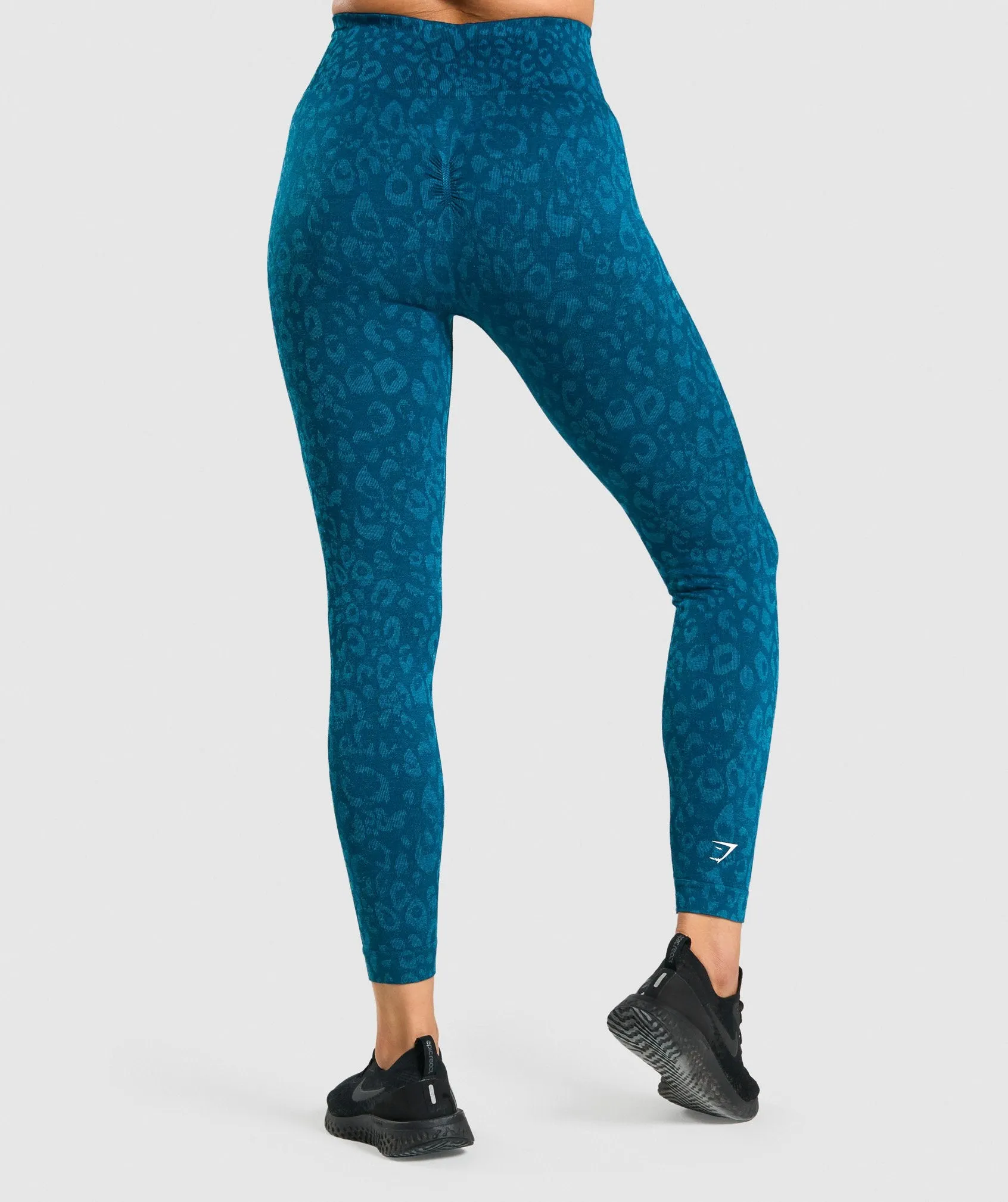 Gymshark Adapt Animal Seamless Leggings - Teal