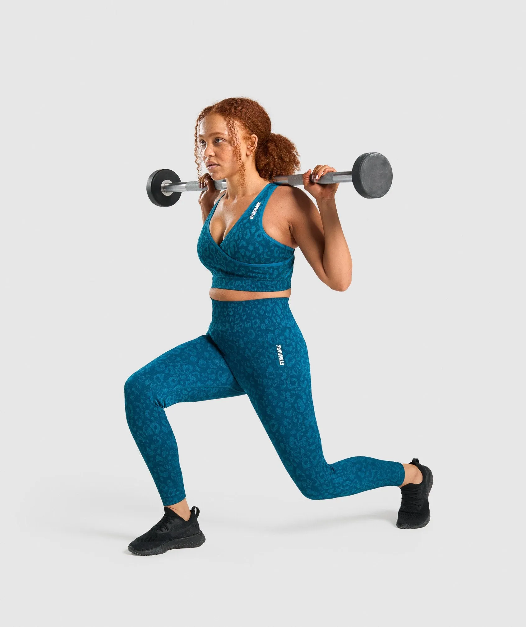 Gymshark Adapt Animal Seamless Leggings - Teal