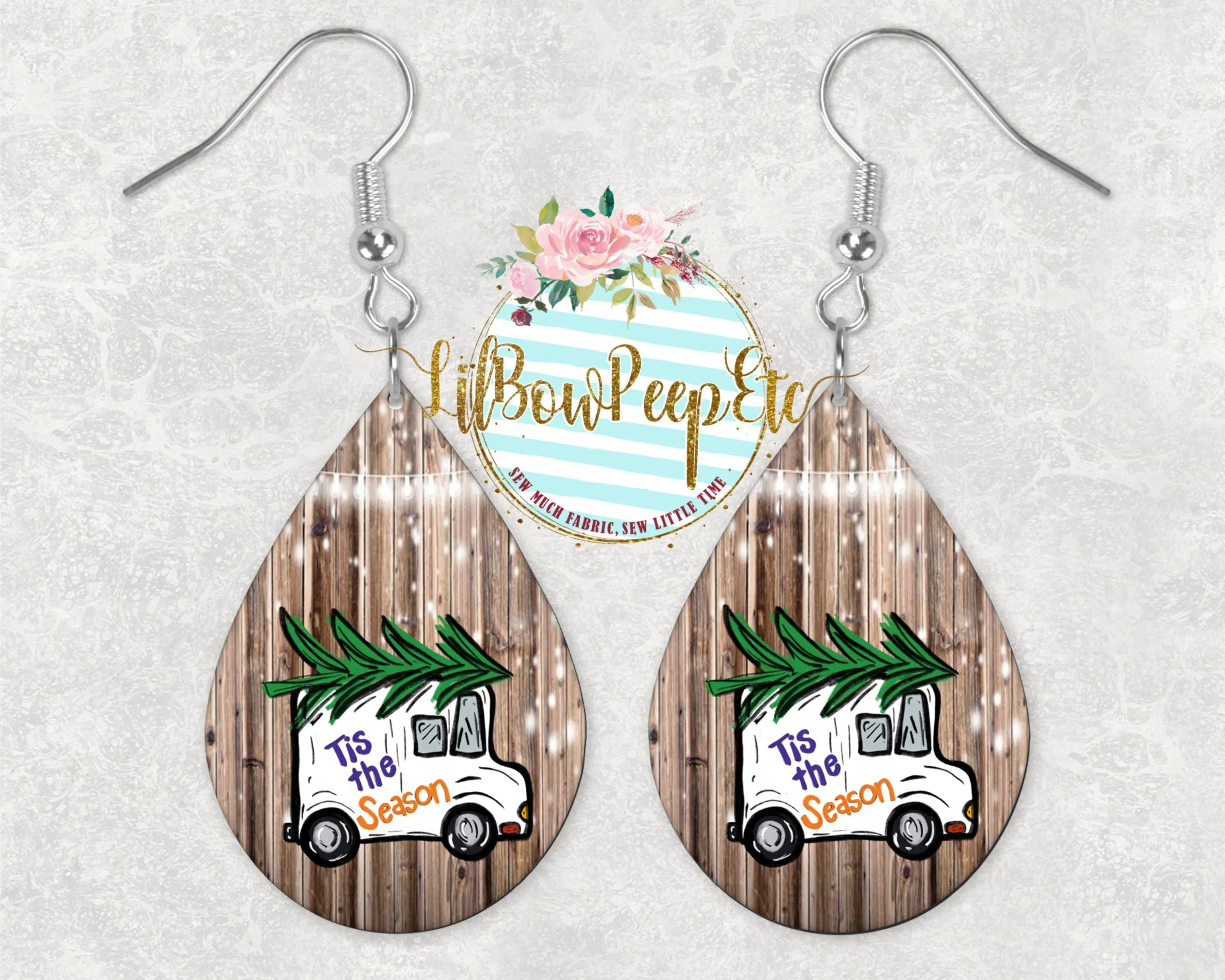 Hardboard Earrings FedEx Holiday: Tis The Season