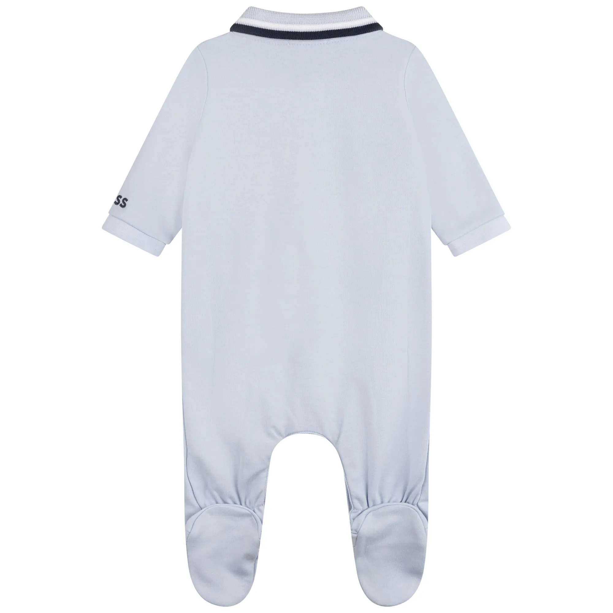 Hugo Boss Baby Footed Sleeper_ Pale Blue J97189-771