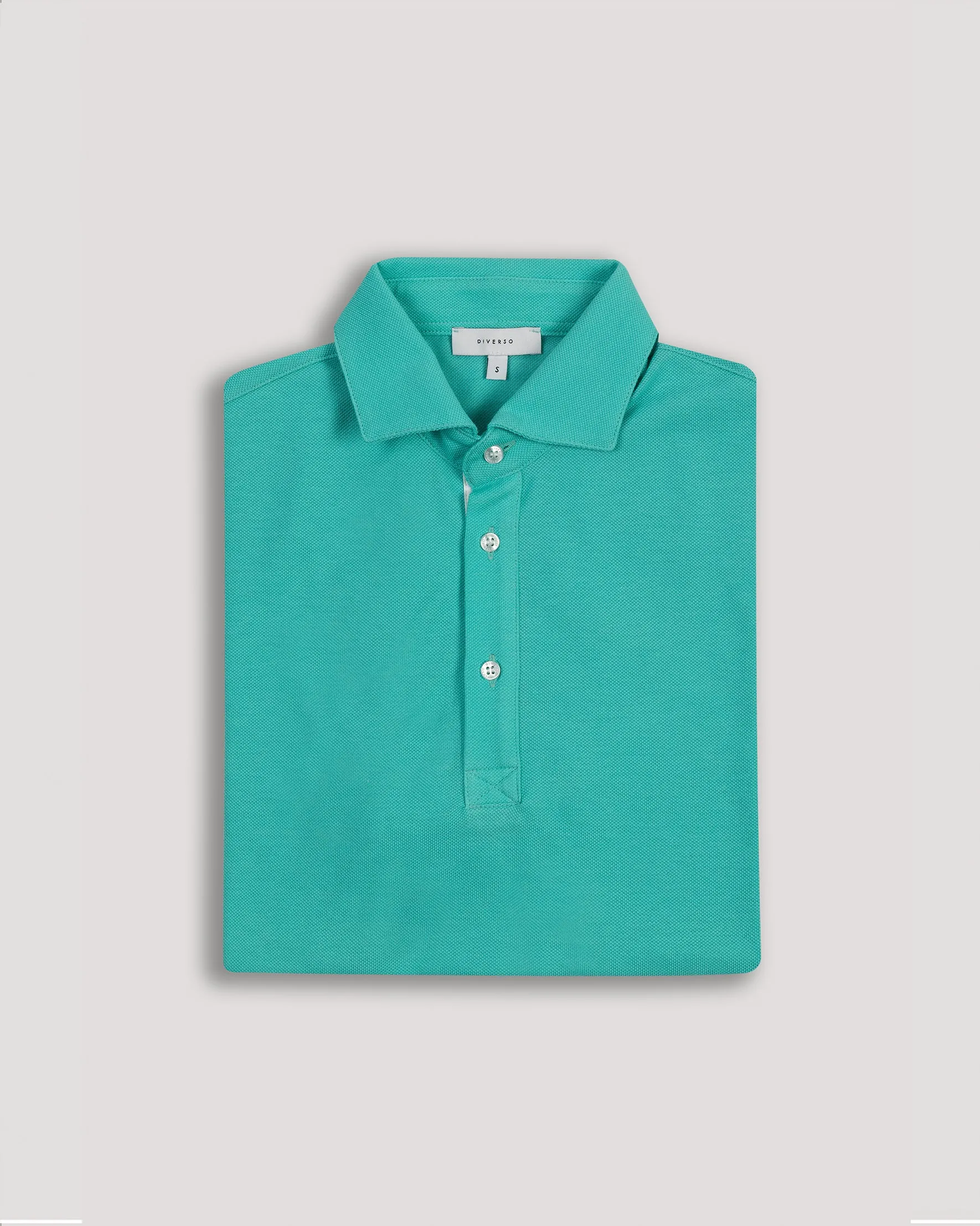 Jade Twin-Trim Short Sleeve Polo
