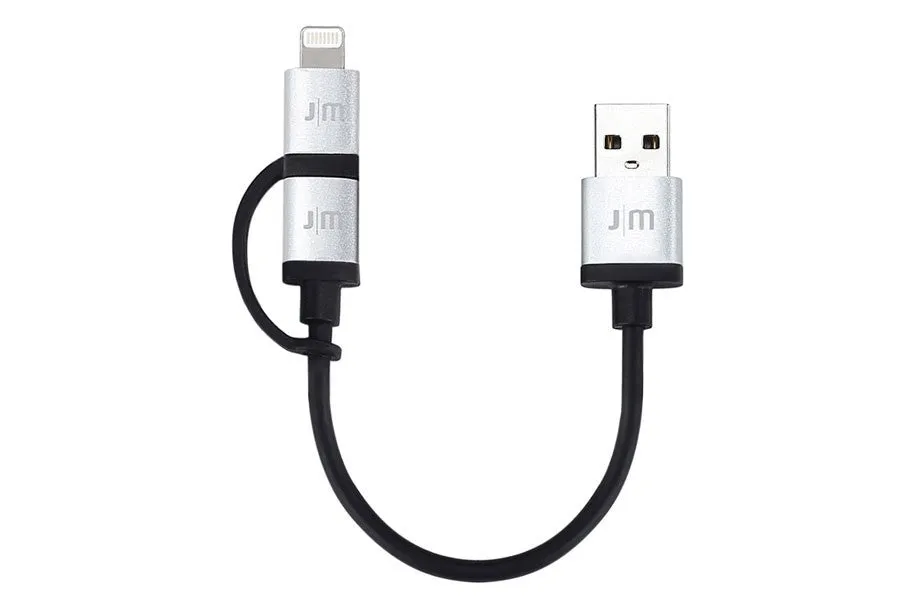 Just Mobile - AluCable Duo Mini - Micro USB and Lightning Cable