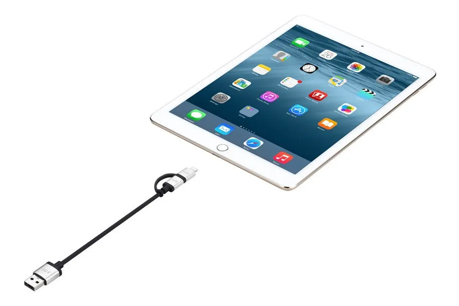 Just Mobile - AluCable Duo Mini - Micro USB and Lightning Cable