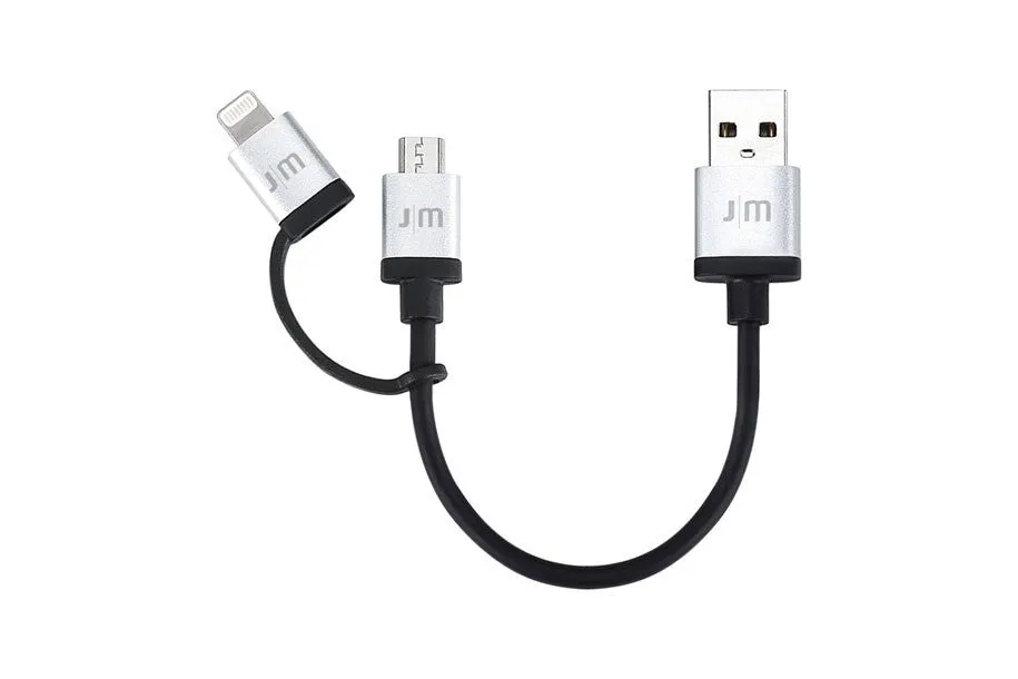 Just Mobile - AluCable Duo Mini - Micro USB and Lightning Cable