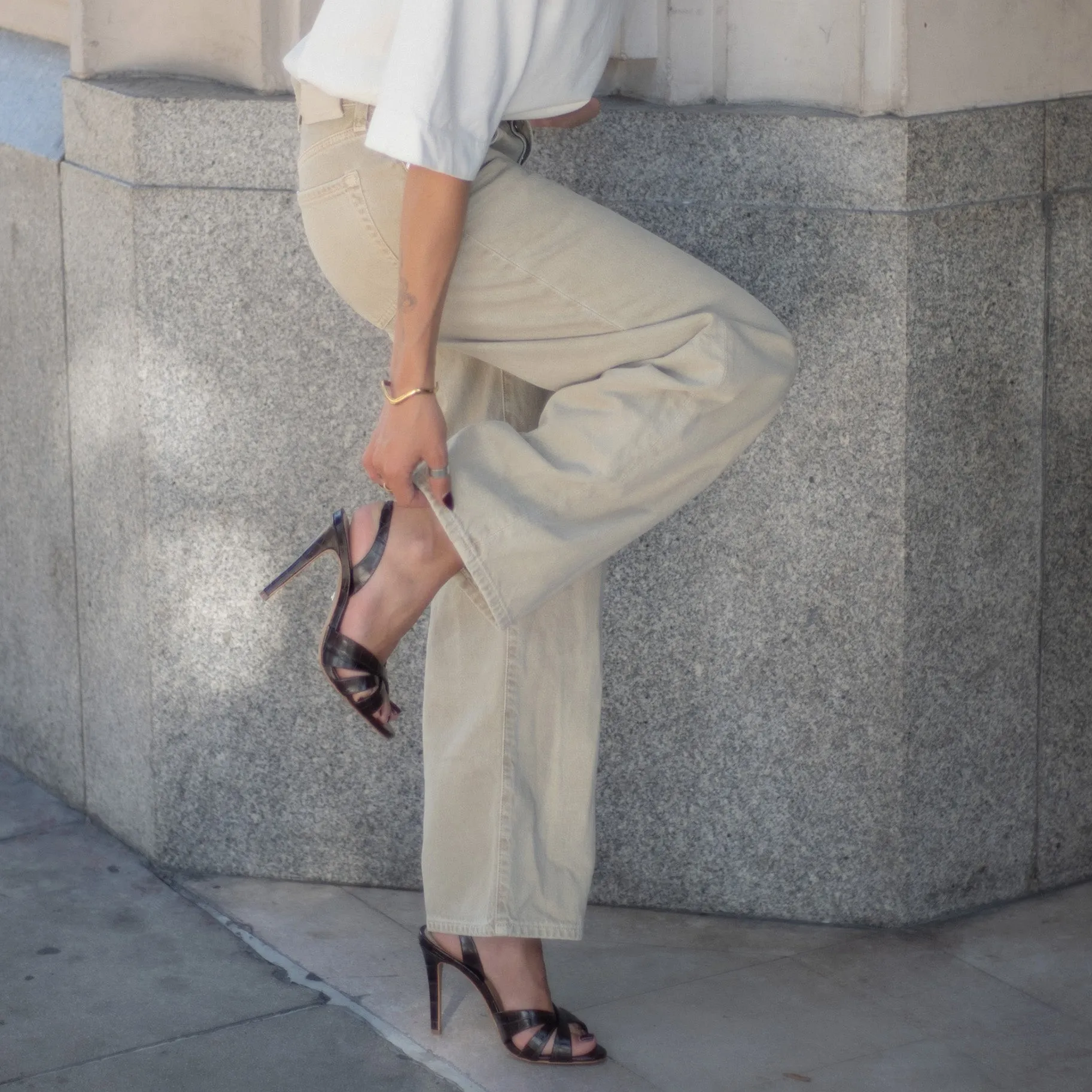 Keefa Sling Leather Sandal