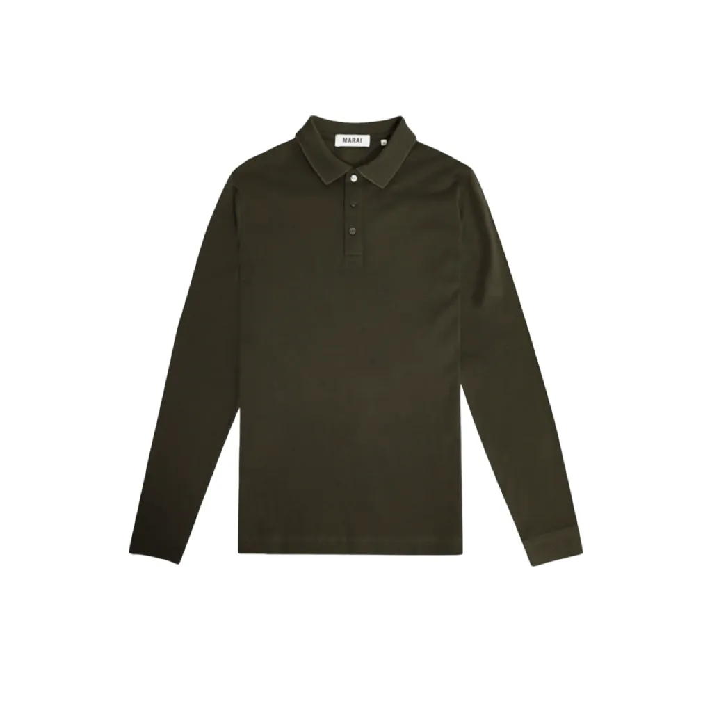 Marai Pique Long Sleeve Polo Men