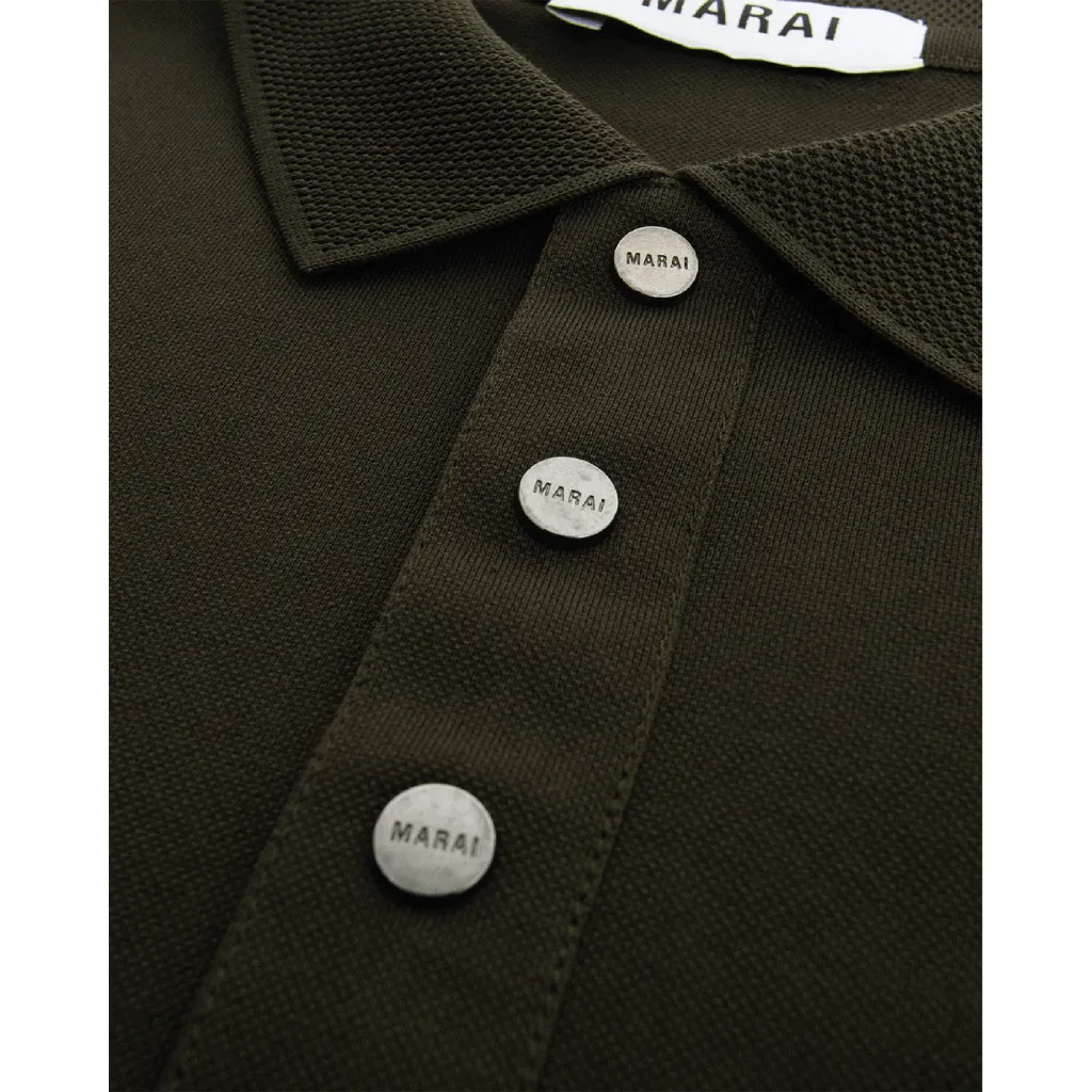 Marai Pique Long Sleeve Polo Men