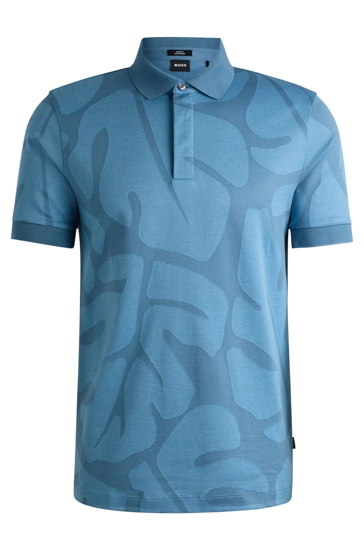 Penrose 108 Slim-Fit Polo Shirt in Monstera-Leaf Cotton 50513321