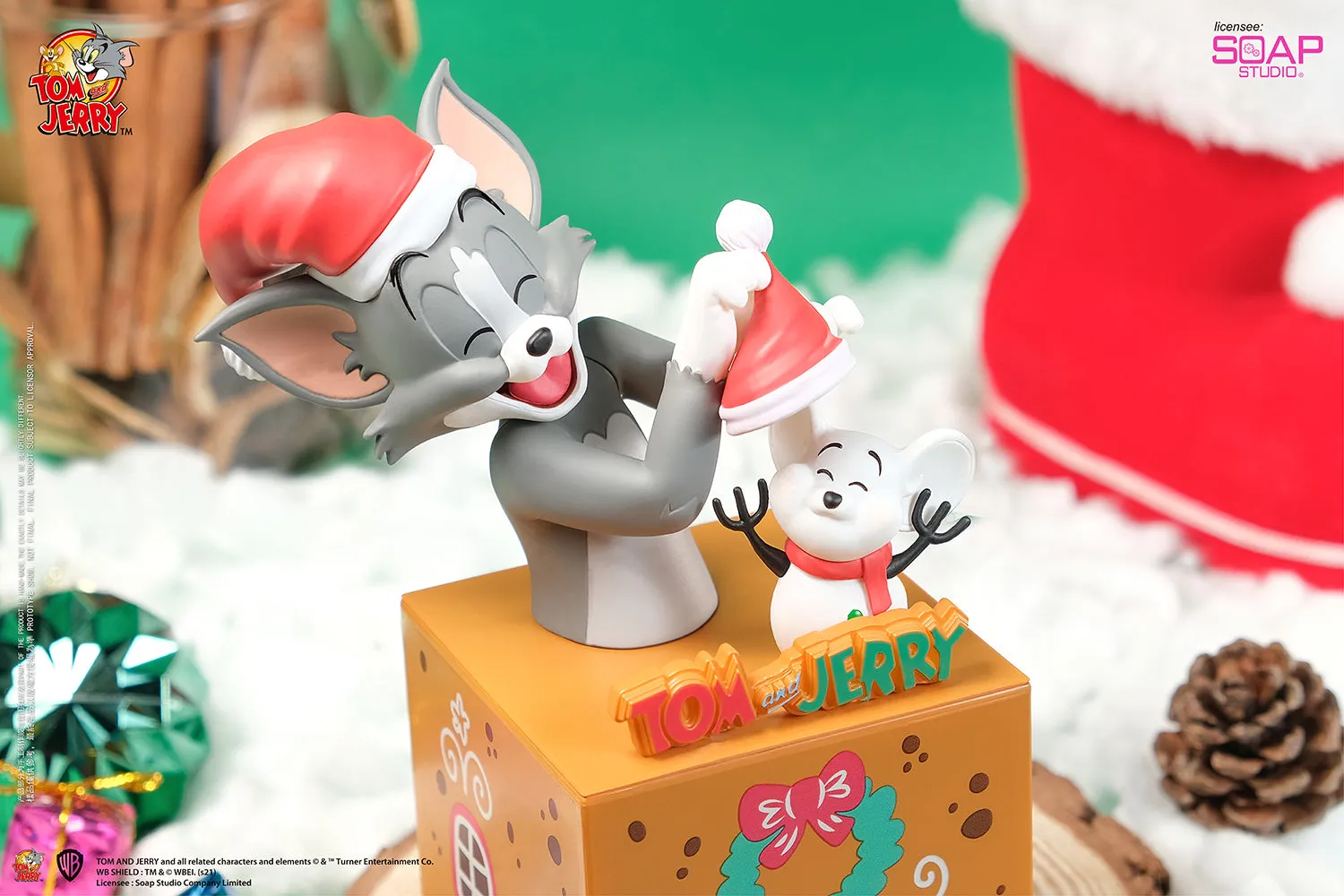 Soap Studio CA130 Tom and Jerry: Mysterious box Series - Christmas Surprise Figure