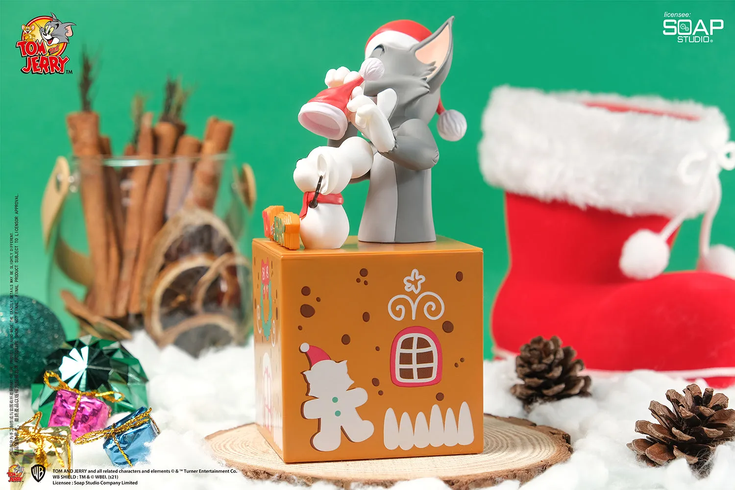Soap Studio CA130 Tom and Jerry: Mysterious box Series - Christmas Surprise Figure