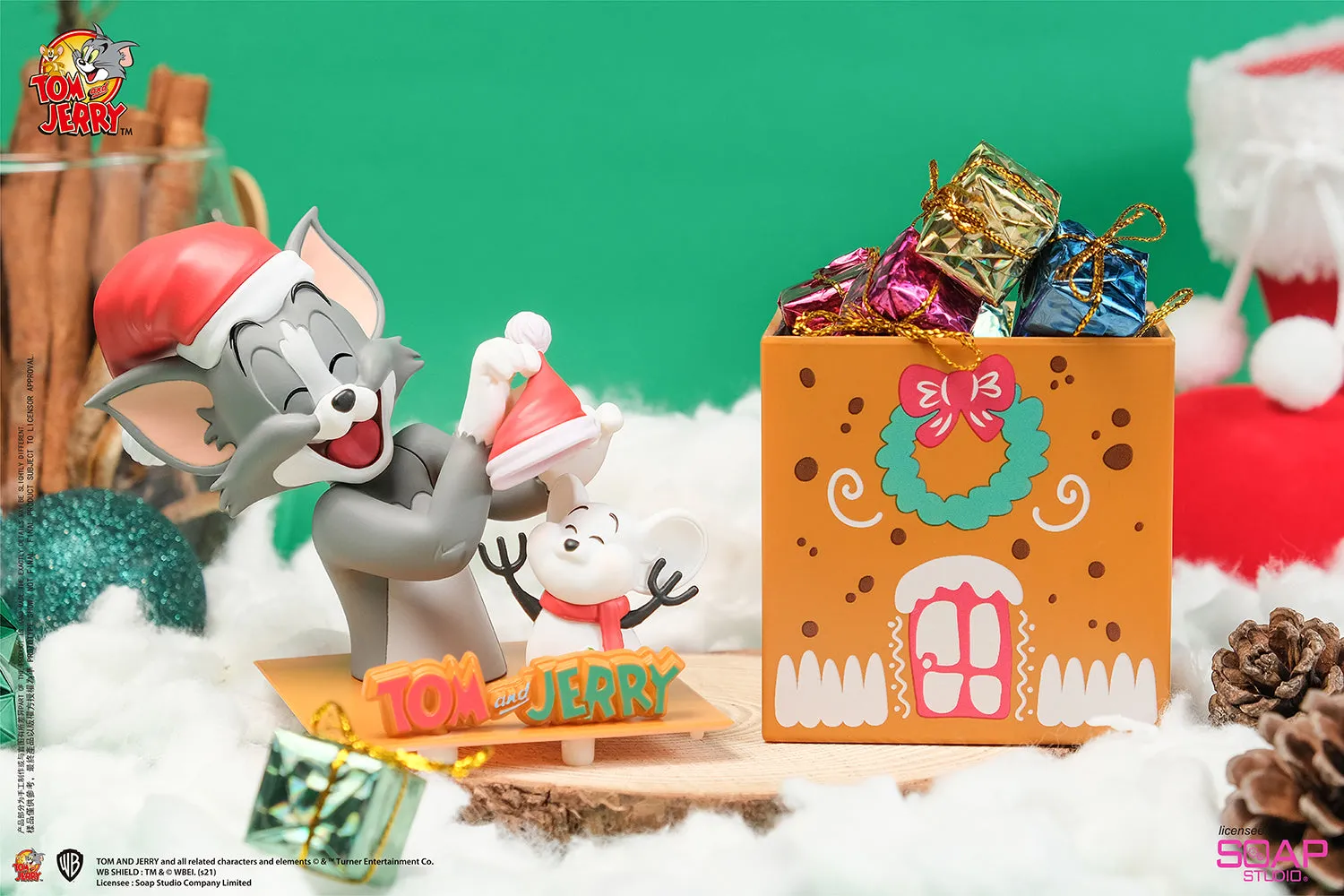Soap Studio CA130 Tom and Jerry: Mysterious box Series - Christmas Surprise Figure