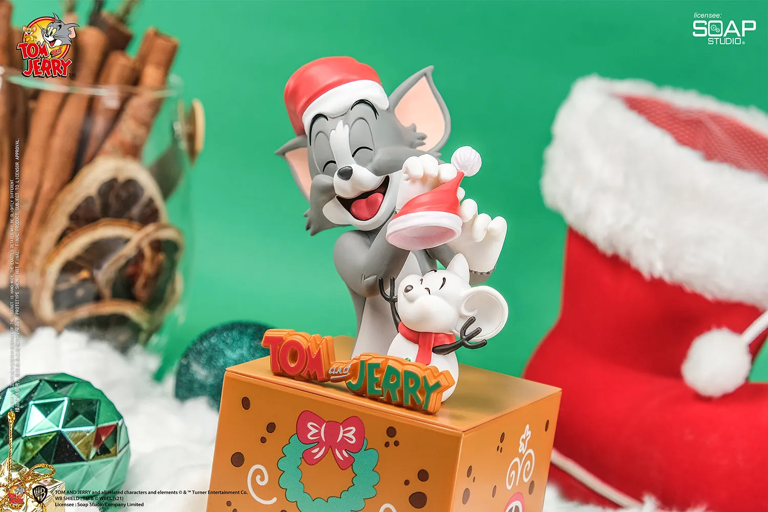 Soap Studio CA130 Tom and Jerry: Mysterious box Series - Christmas Surprise Figure
