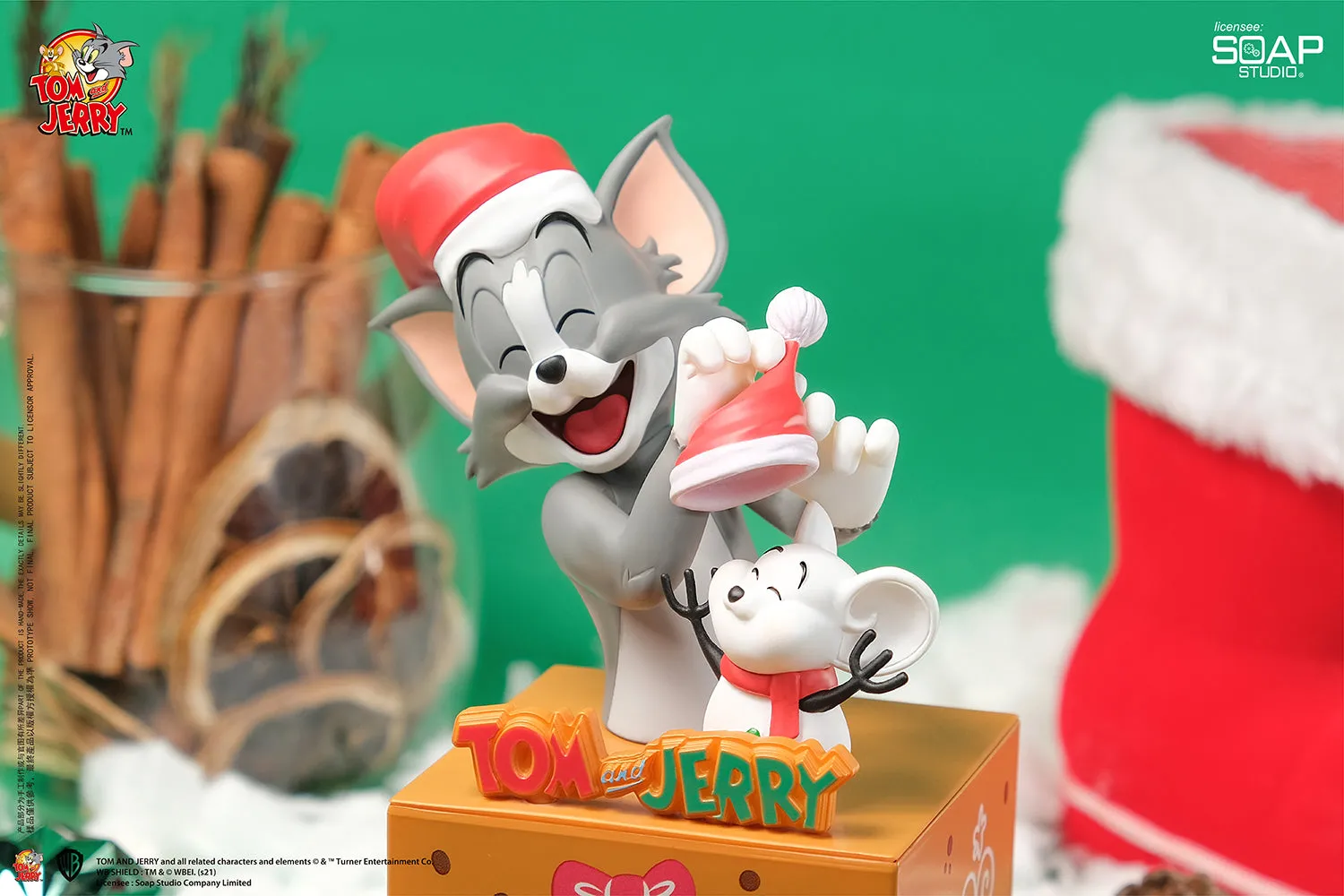 Soap Studio CA130 Tom and Jerry: Mysterious box Series - Christmas Surprise Figure