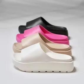 Summer 2024 Women's Thick Sole Eva Slippers: Platform Home Slides & Non-Slip Bathroom Flip Flops