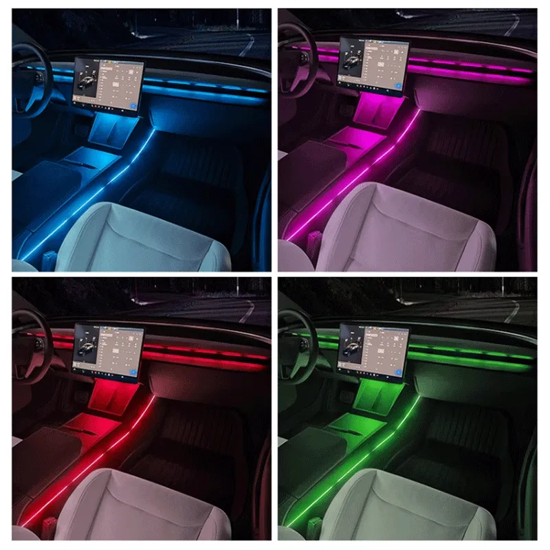 TAPTES® Central Control Intelligent Ambient Lighting for Tesla Model 3 Highland 2024