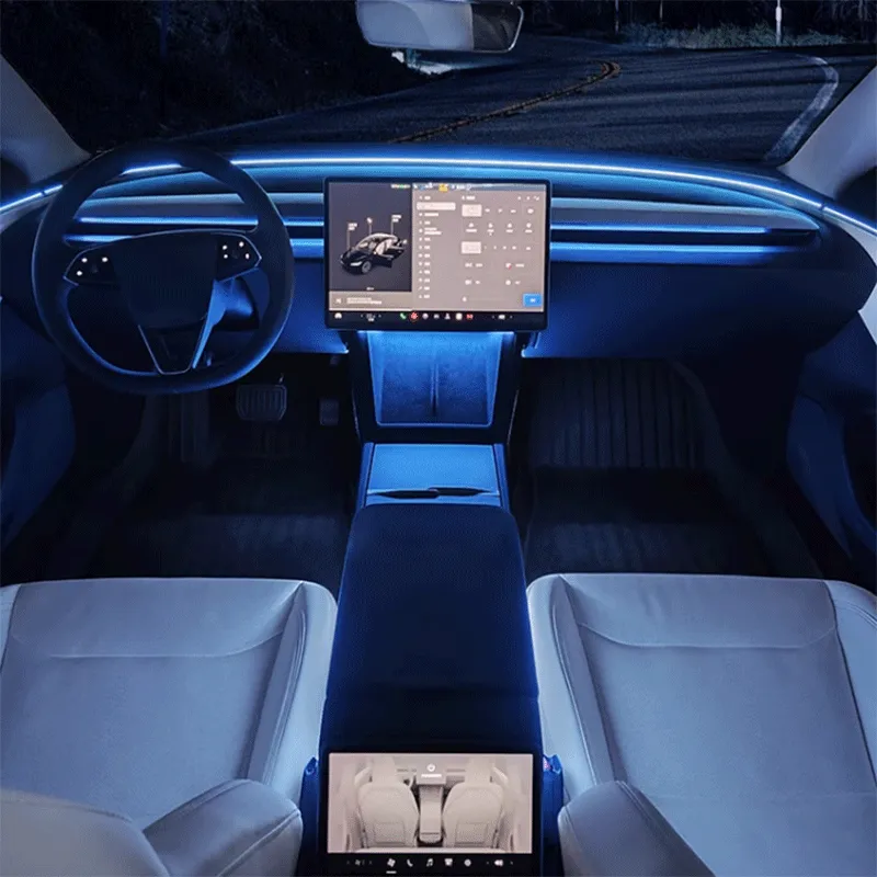 TAPTES® Central Control Intelligent Ambient Lighting for Tesla Model 3 Highland 2024