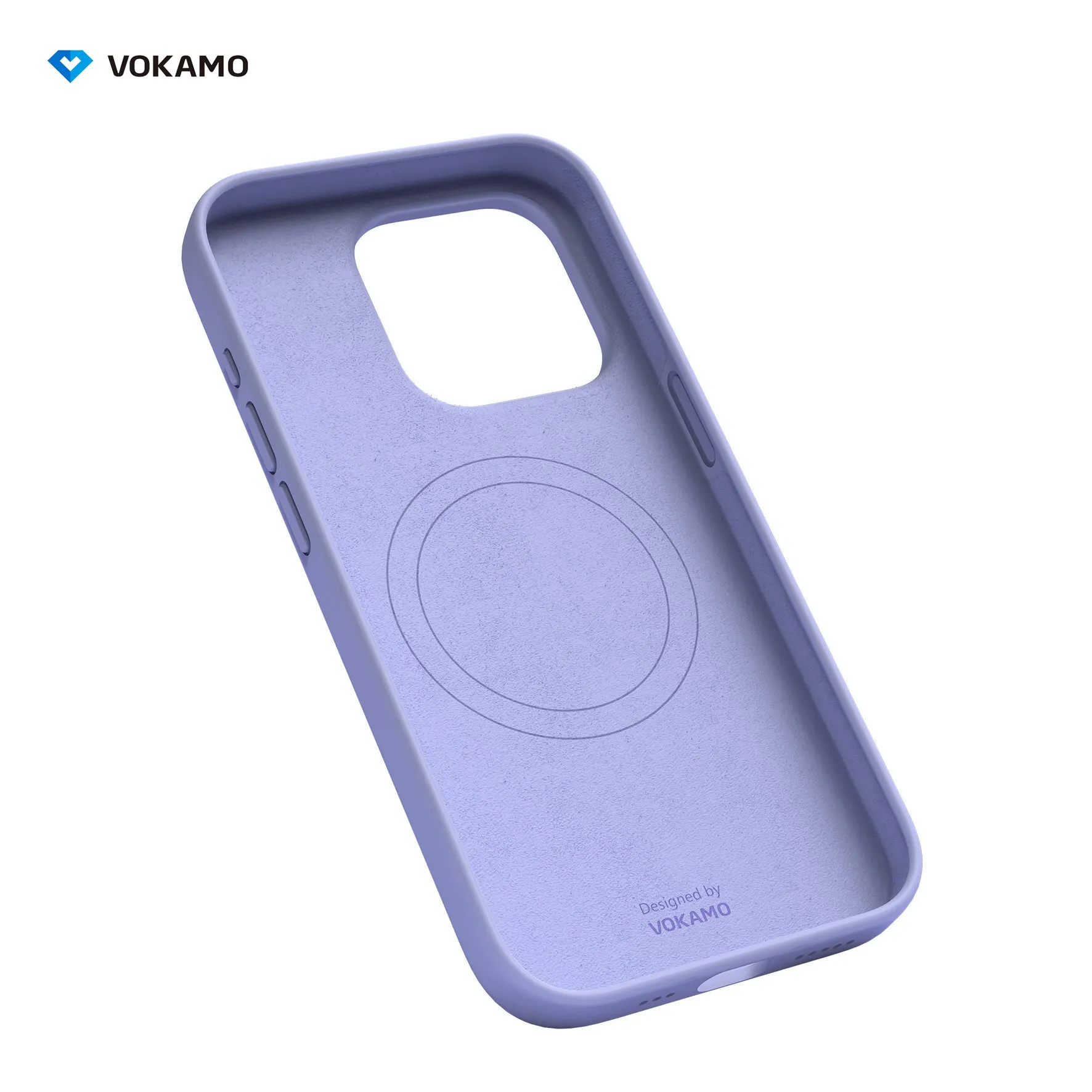VOKAMO Silicone iPhone Magnetic Case Soft Protective Case Cover For iPhone 15/15 Pro Max/15 Pro/15 Plus