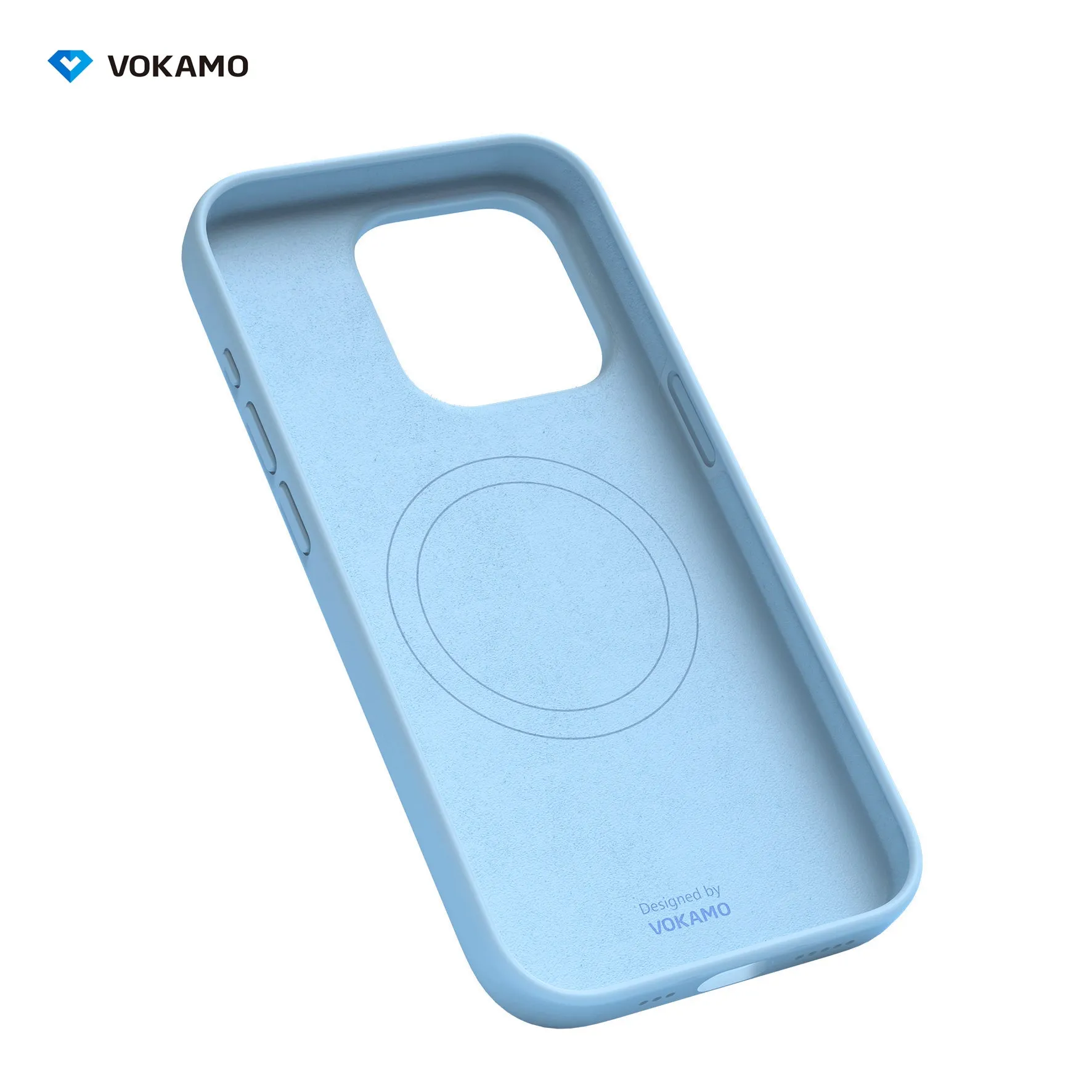 VOKAMO Silicone iPhone Magnetic Case Soft Protective Case Cover For iPhone 15/15 Pro Max/15 Pro/15 Plus